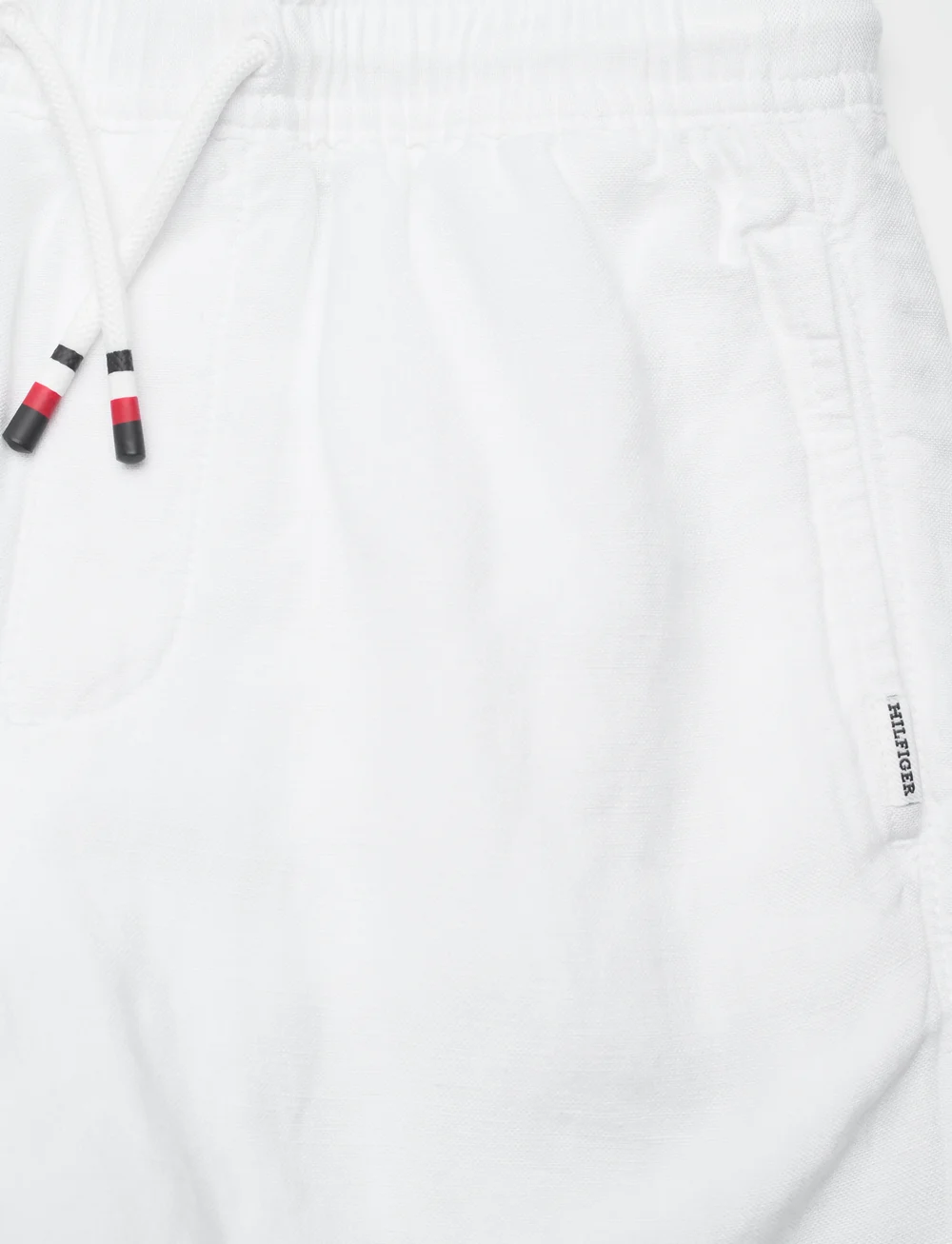 Tommy Hilfiger - LINEN VISCOSE SHORT - casual shorts - white - 4