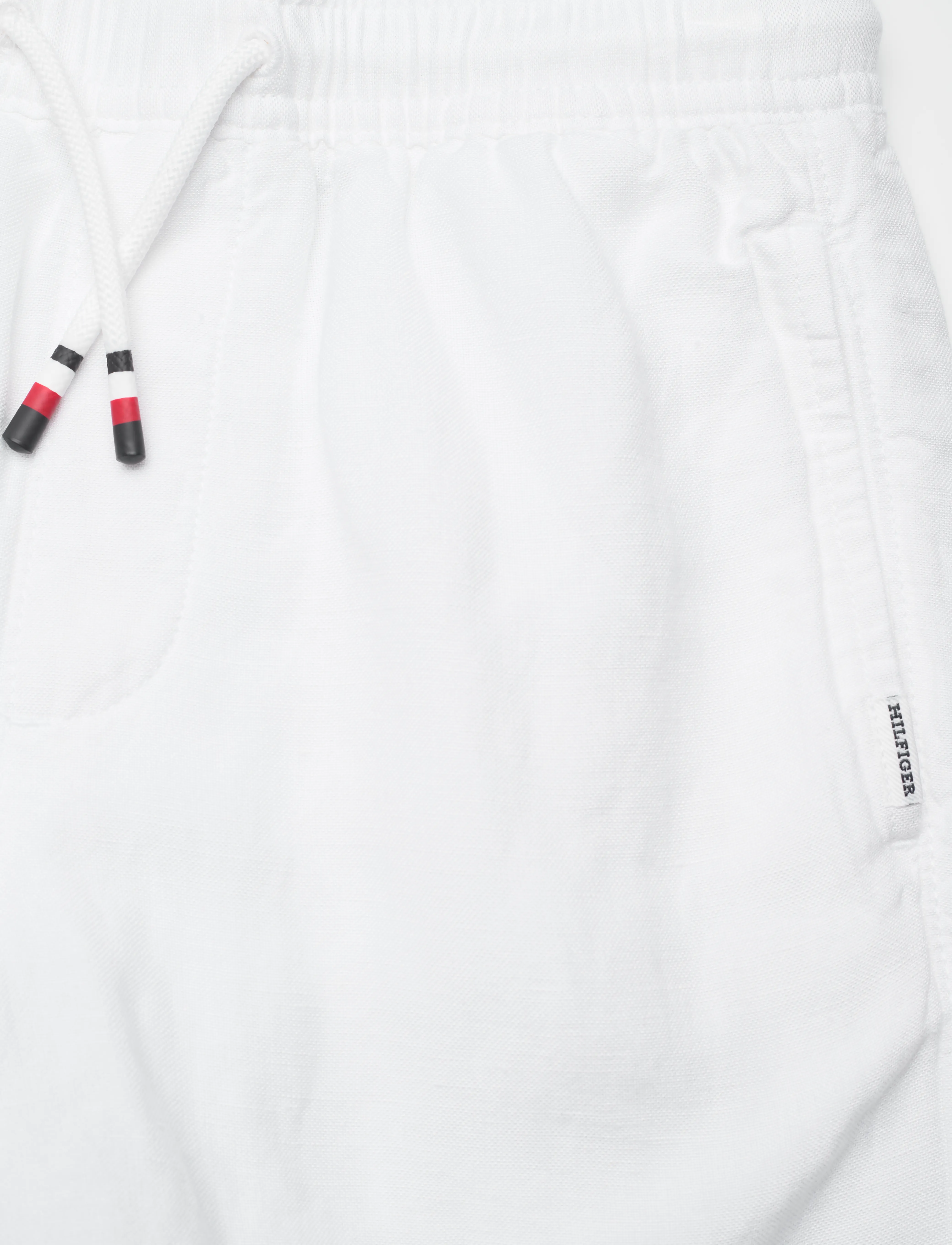 Tommy Hilfiger - LINEN VISCOSE SHORT - casual shorts - white - 4