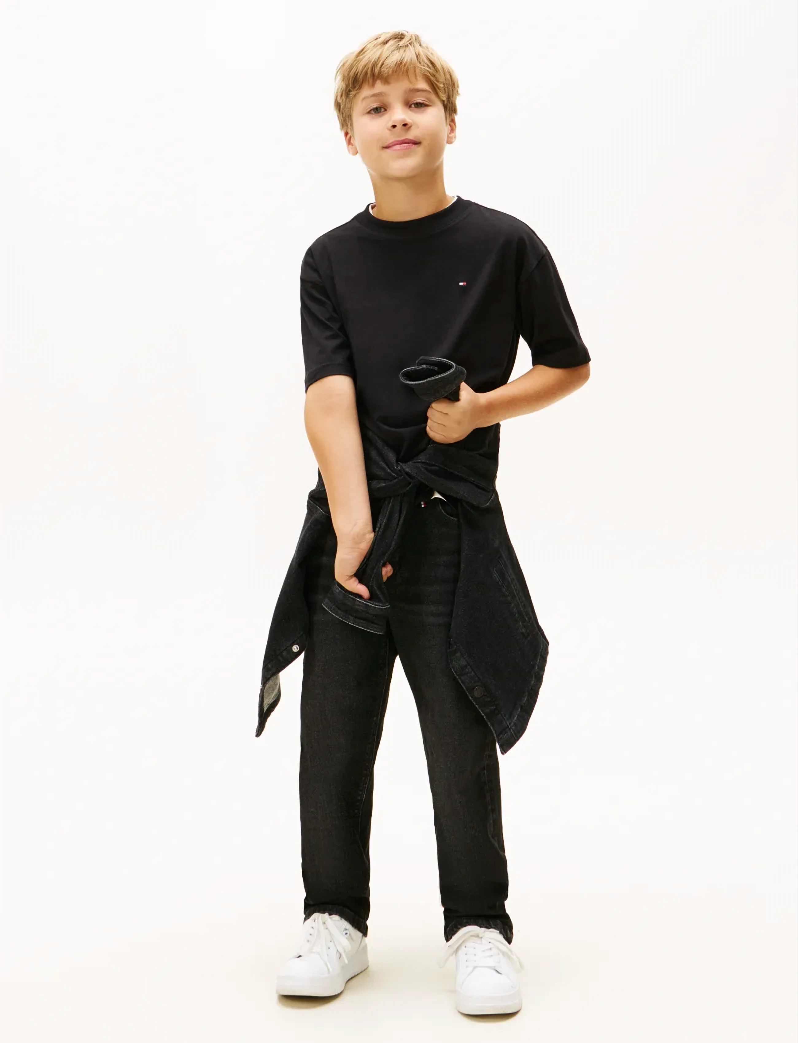 Tommy Hilfiger - ESSENTIAL ARCHIVE FIT TEE SS - korte mouwen - black - 2