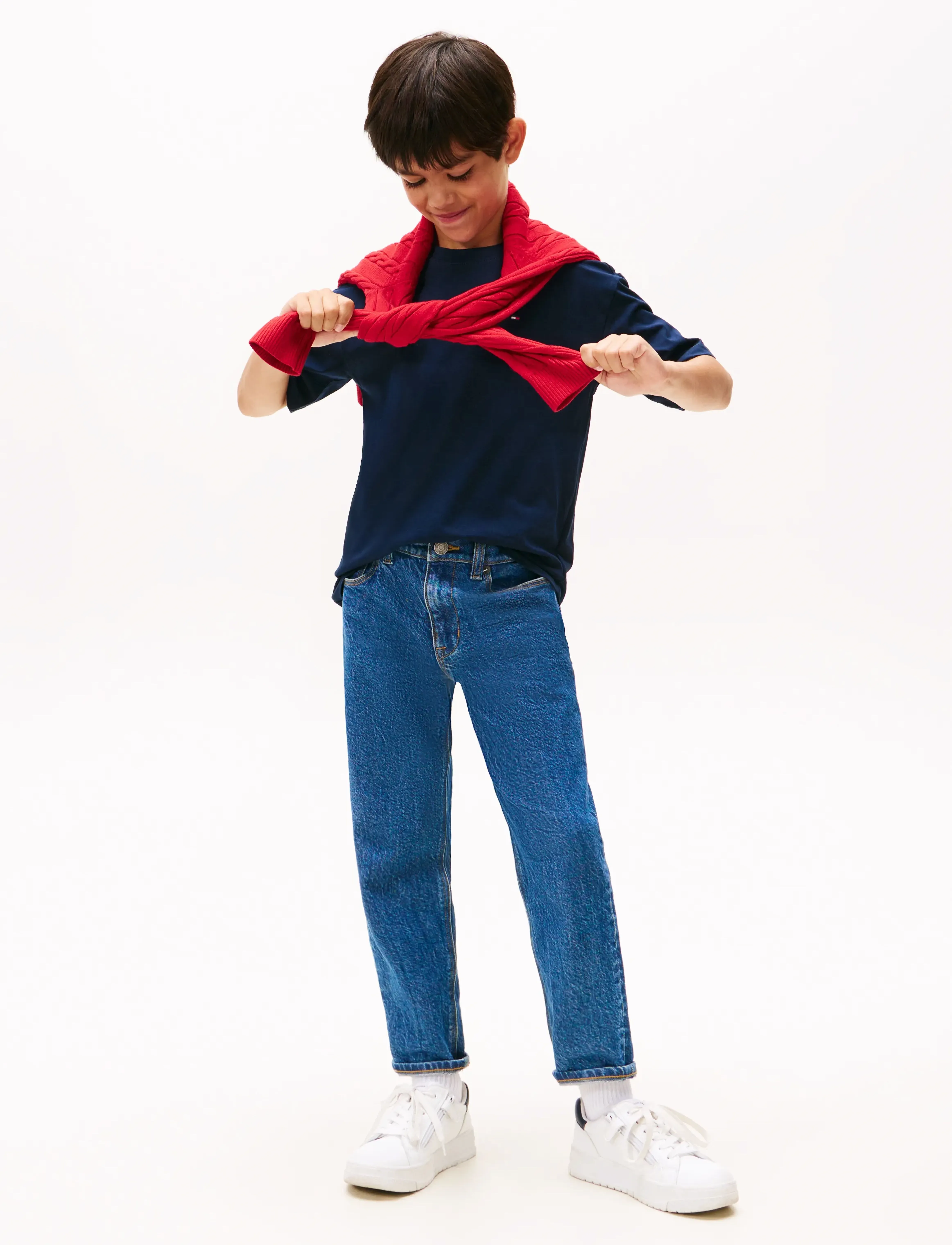 Tommy Hilfiger - ESSENTIAL ARCHIVE FIT TEE SS - lühikeste varrukatega t-särgid - dark night navy - 3