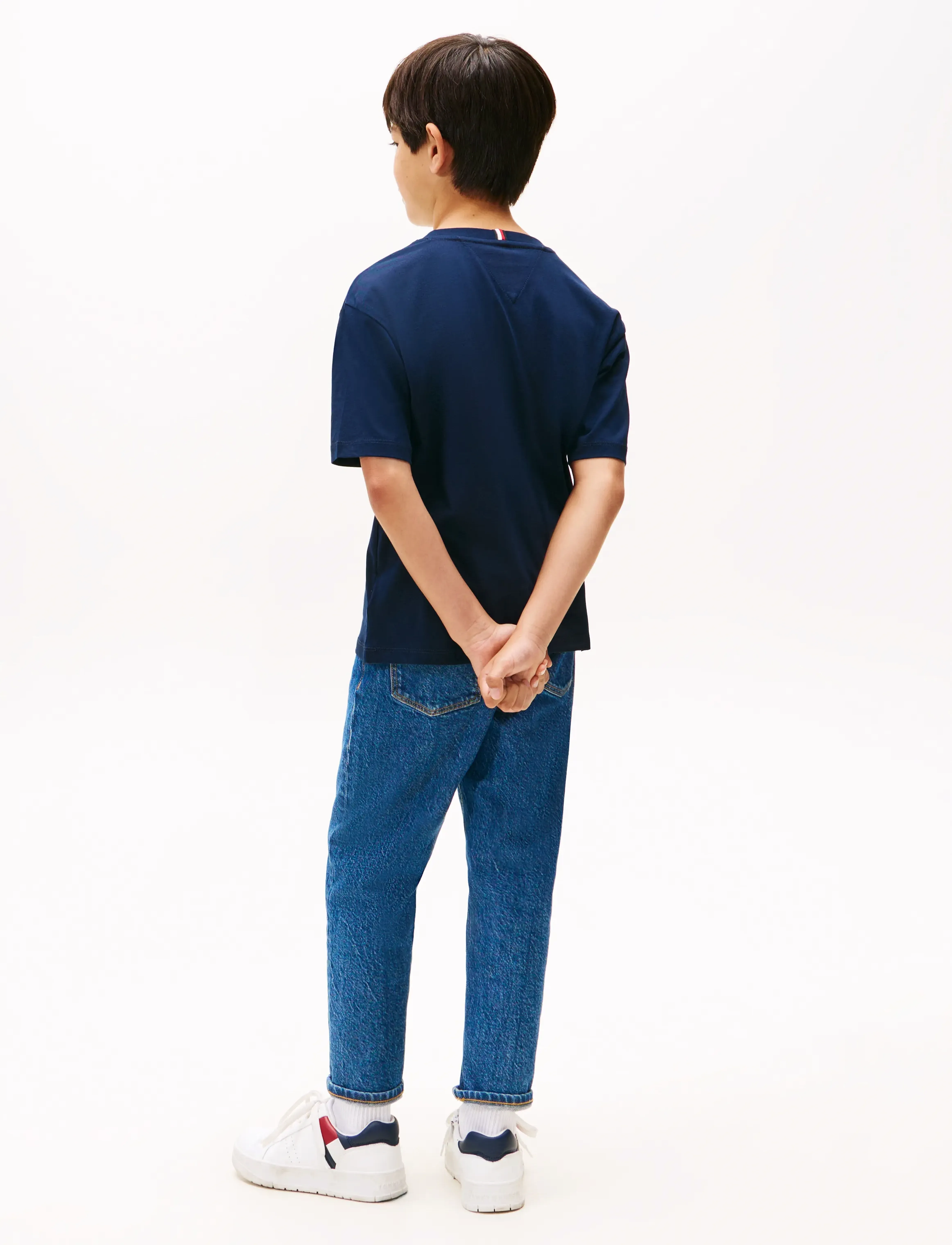 Tommy Hilfiger - ESSENTIAL ARCHIVE FIT TEE SS - lühikeste varrukatega t-särgid - dark night navy - 4