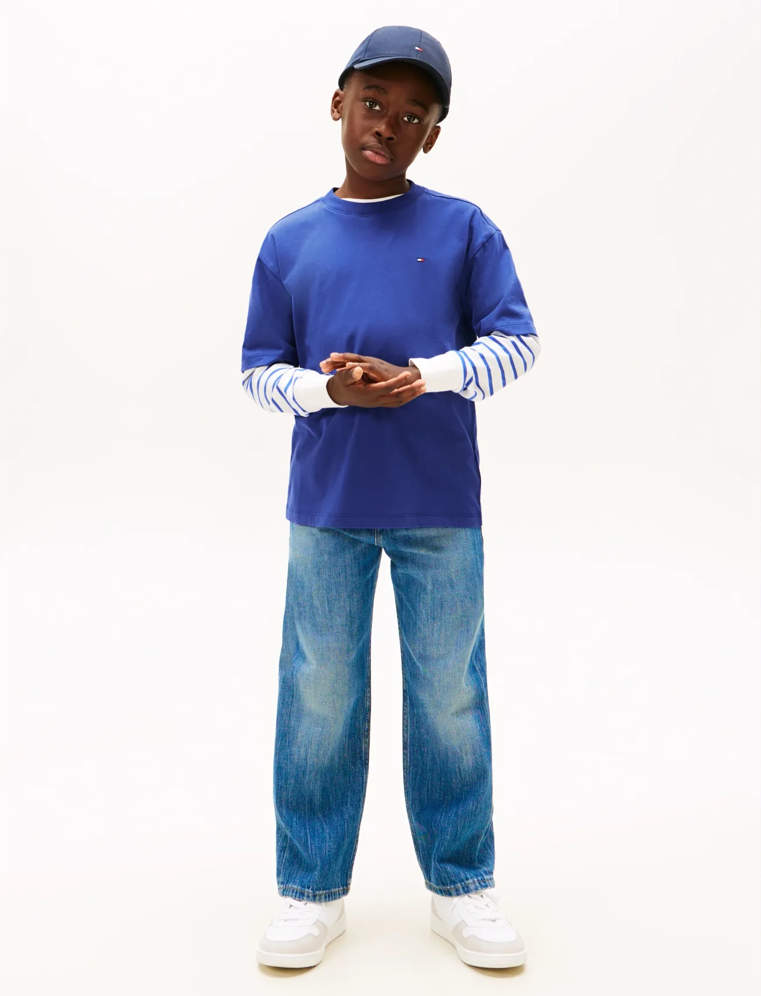 Tommy Hilfiger - ESSENTIAL ARCHIVE FIT TEE SS - lühikeste varrukatega t-särgid - majesty blue - 2