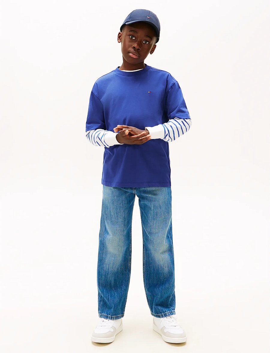 Tommy Hilfiger - ESSENTIAL ARCHIVE FIT TEE SS - kurzärmelige - majesty blue - 2