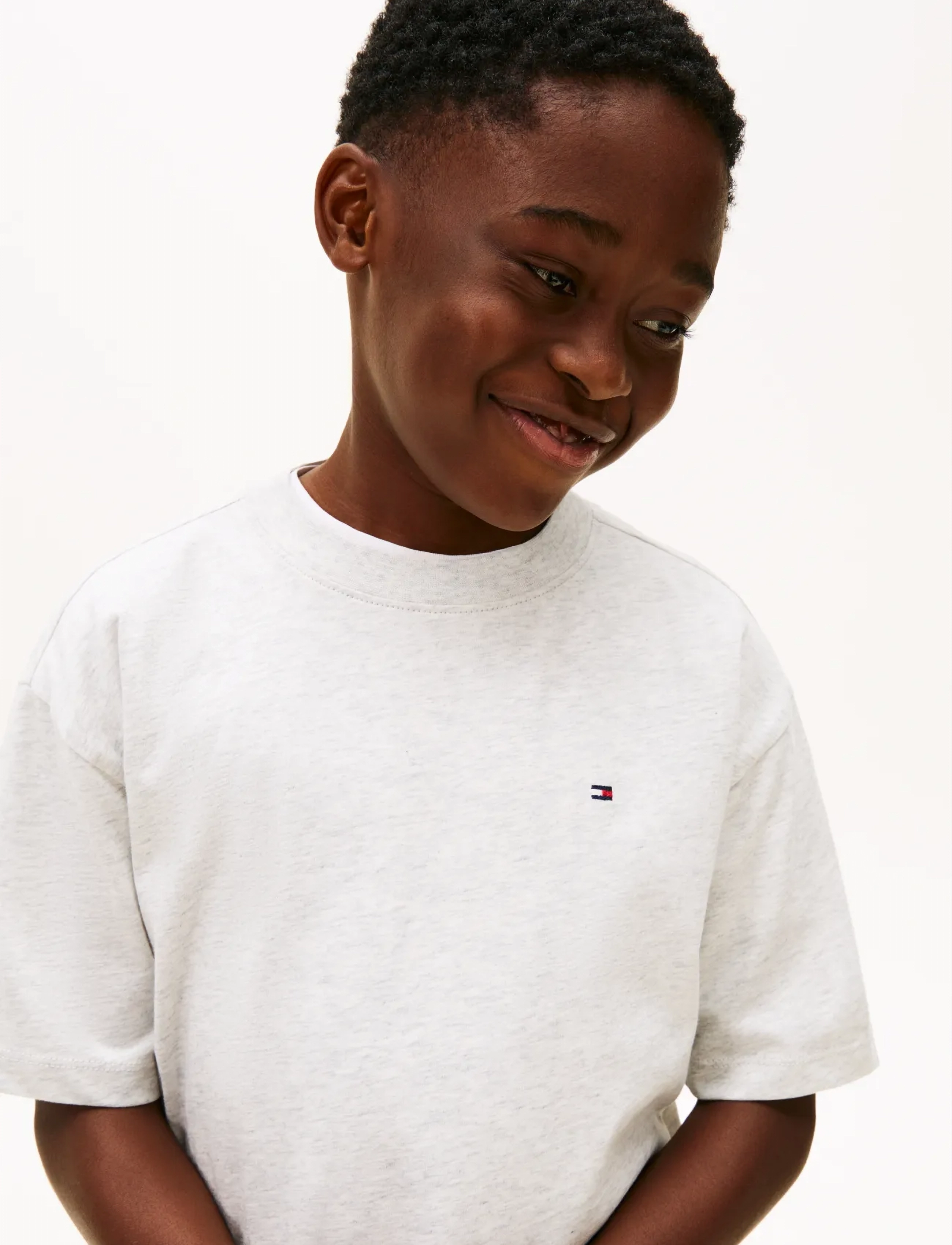 Tommy Hilfiger - ESSENTIAL ARCHIVE FIT TEE SS - kurzärmelige - mid grey heather - 4
