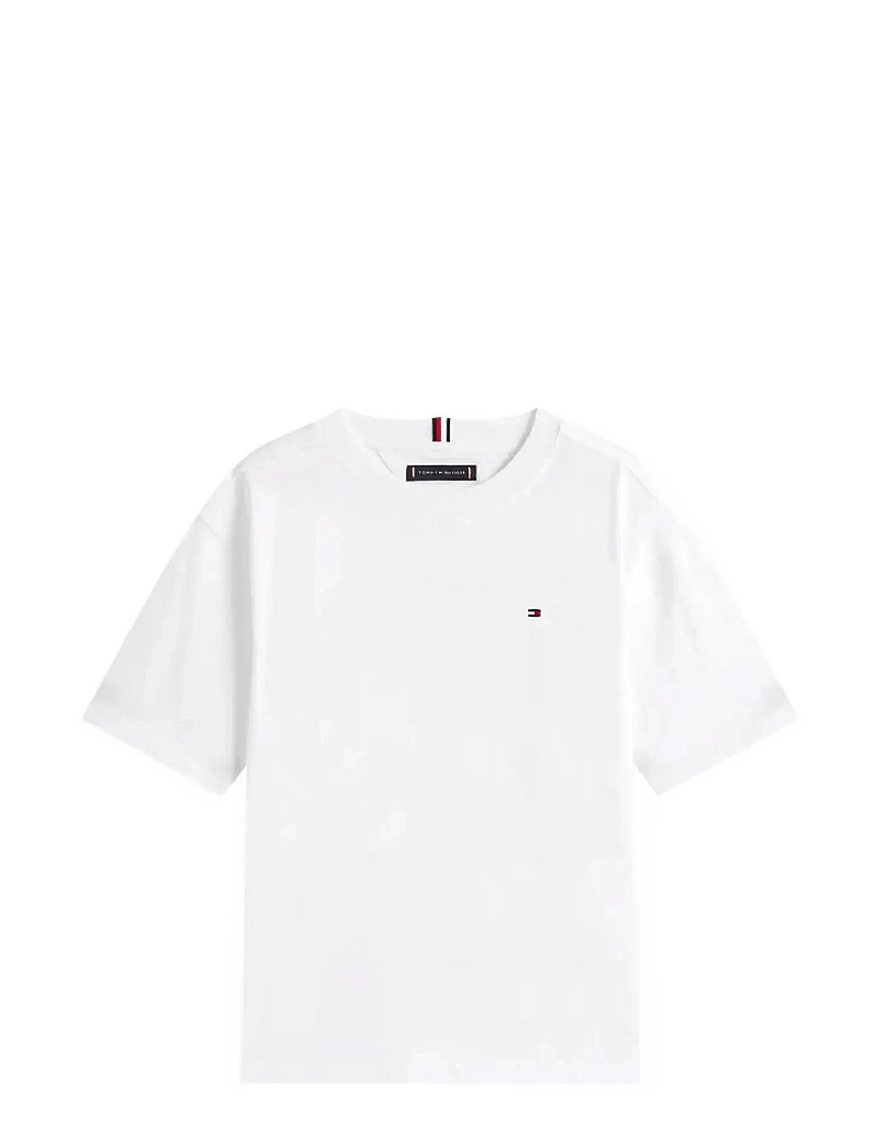 Tommy Hilfiger - ESSENTIAL ARCHIVE FIT TEE SS - t-krekli ar īsām piedurknēm - white - 1