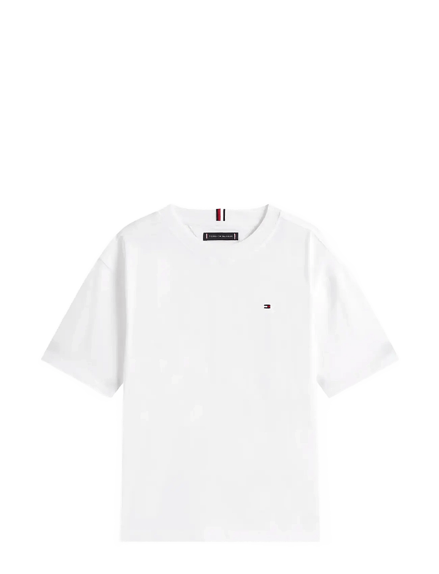 Tommy Hilfiger - ESSENTIAL ARCHIVE FIT TEE SS - kortærmede t-shirts - white - 1