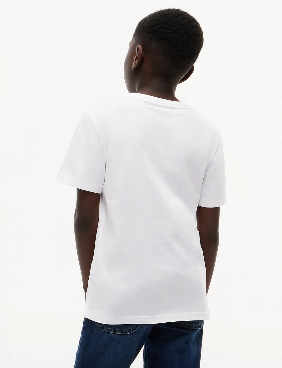 Tommy Hilfiger - ESSENTIAL ARCHIVE FIT TEE SS - kortærmede t-shirts - white - 3