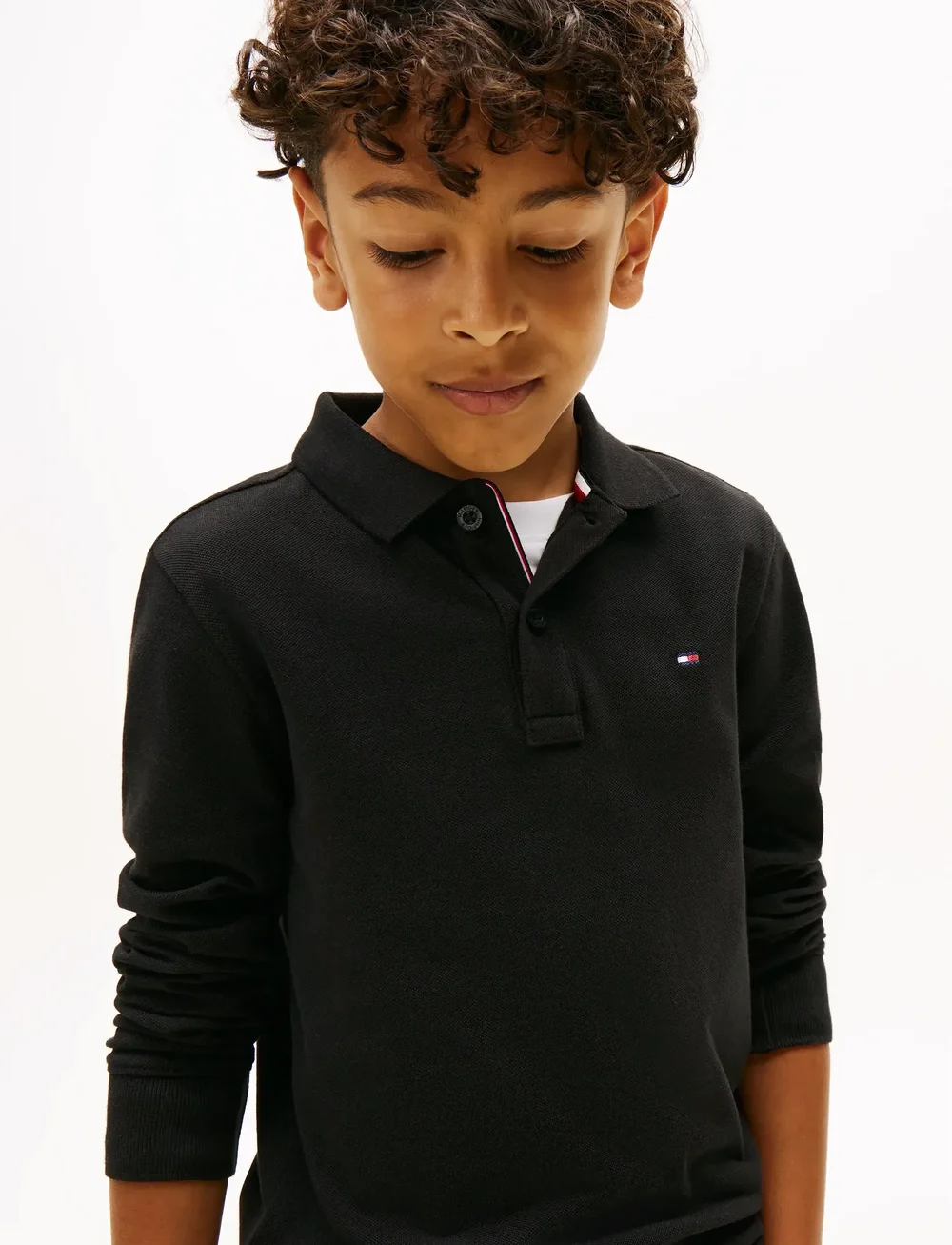 Tommy Hilfiger - REG POLO LS - langärmelig poloshirt - black - 4