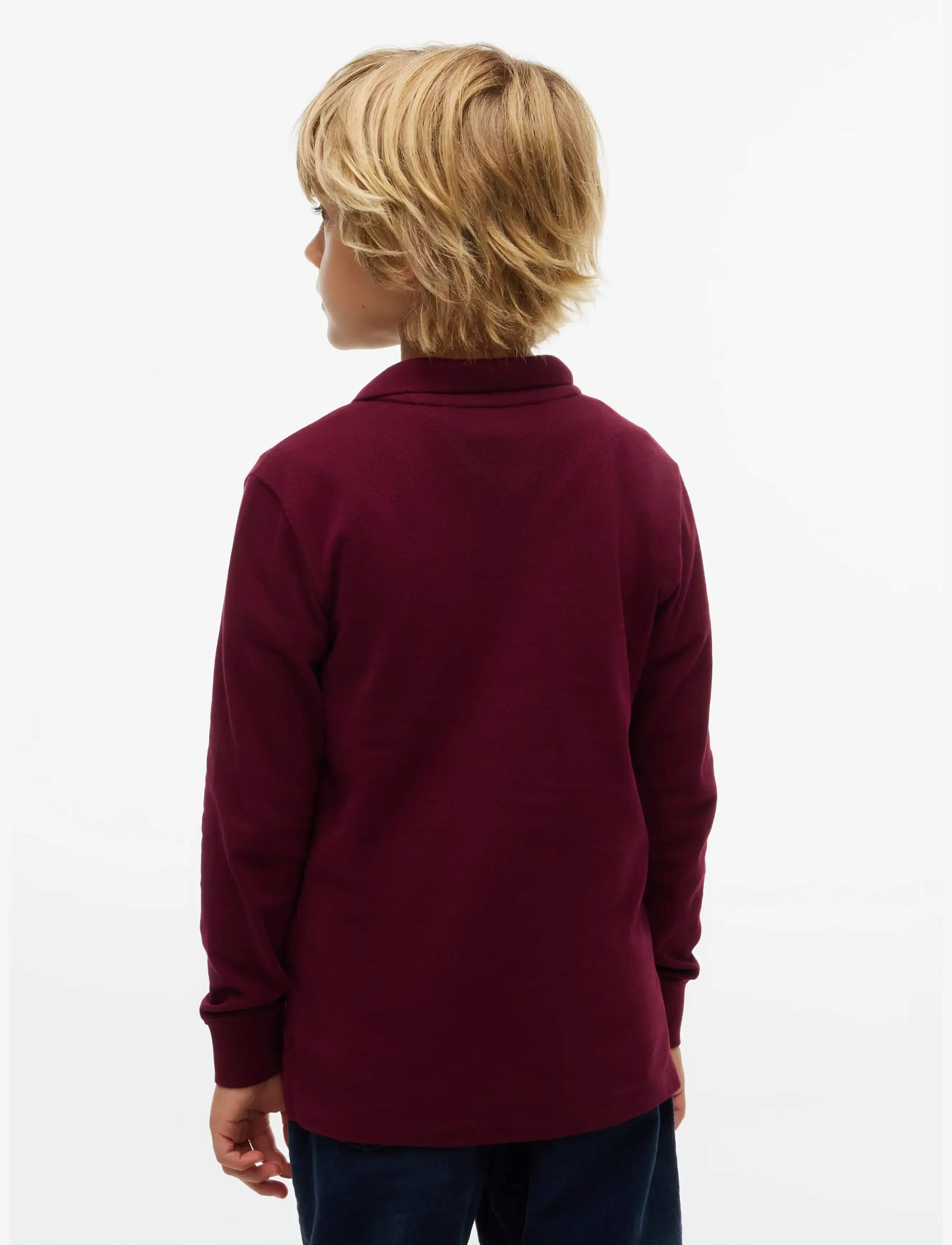 Tommy Hilfiger - REG POLO LS - burgundy - 2