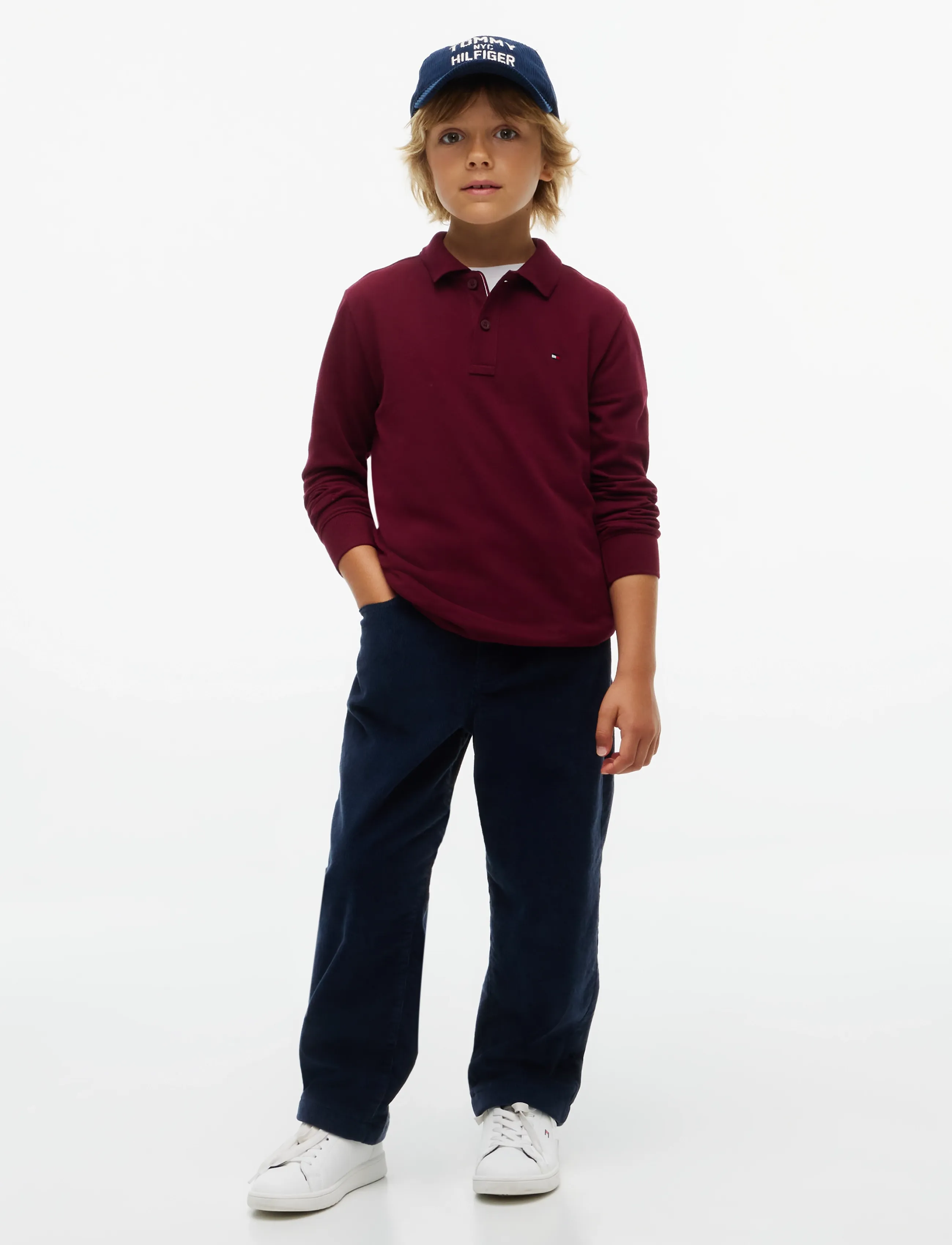 Tommy Hilfiger - REG POLO LS - burgundy - 4