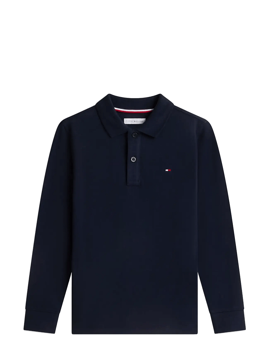 Tommy Hilfiger - REG POLO LS - pikkade varrukatega polod - dark night navy - 1