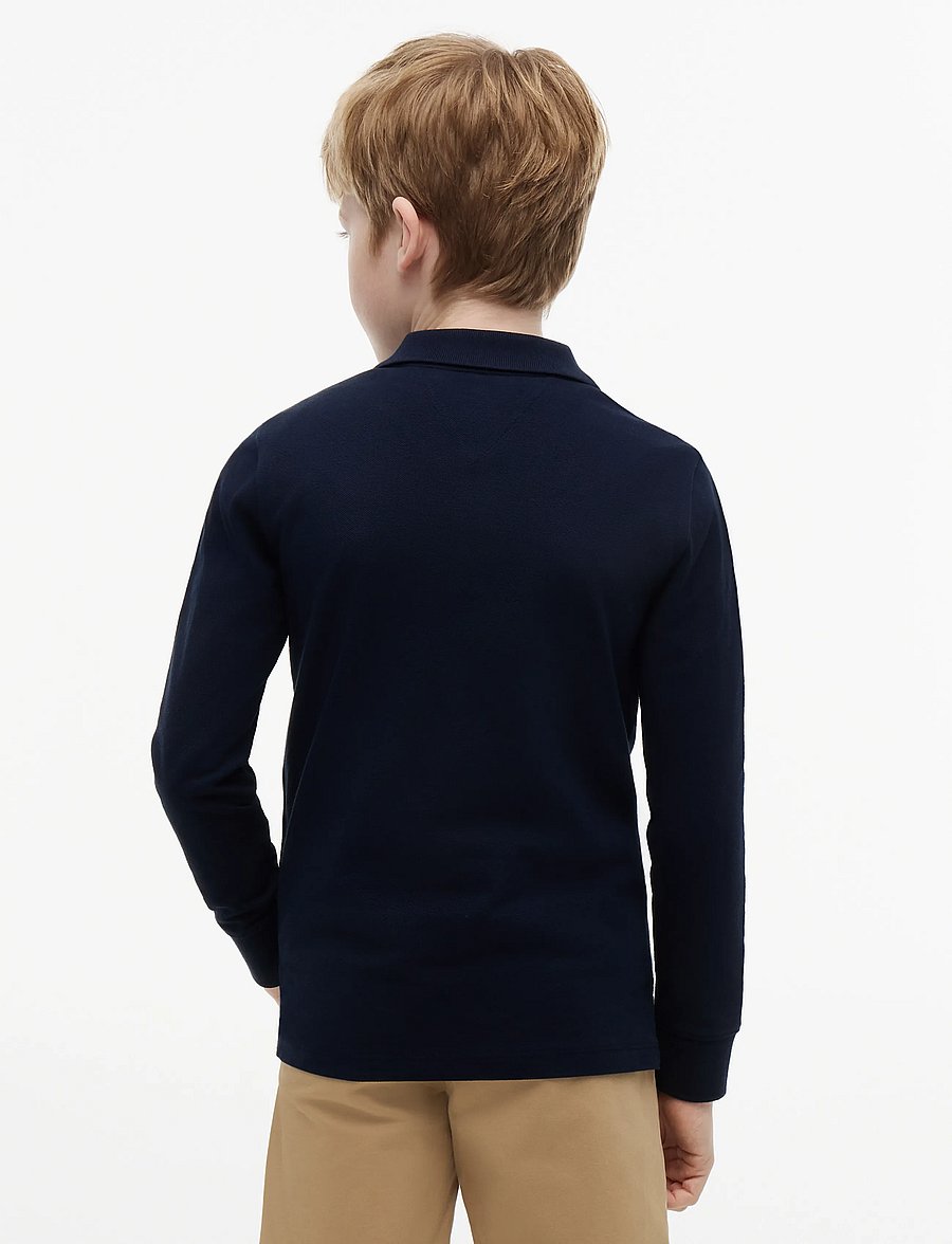 Tommy Hilfiger - REG POLO LS - pikkade varrukatega polod - dark night navy - 2
