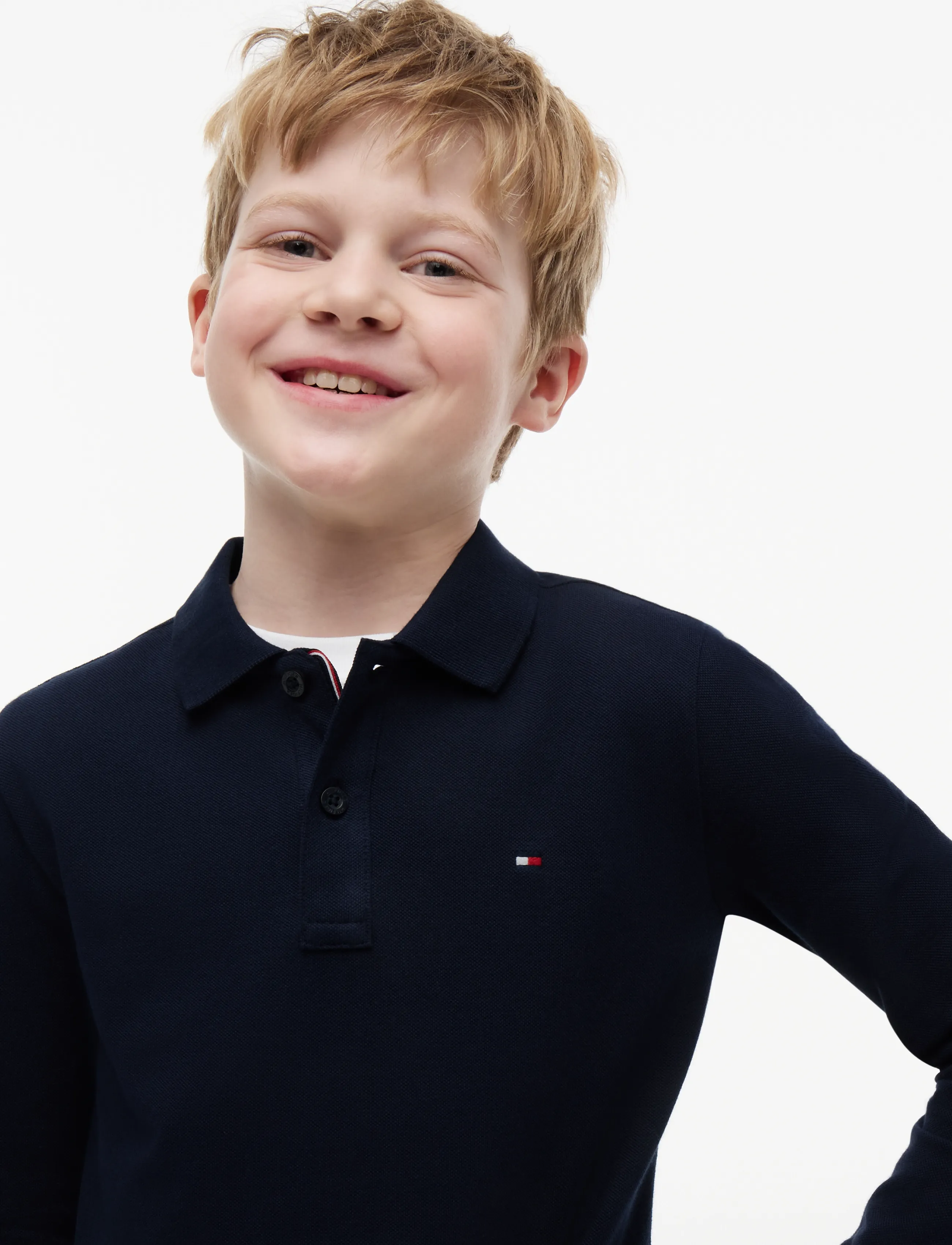 Tommy Hilfiger - REG POLO LS - pikkade varrukatega polod - dark night navy - 3