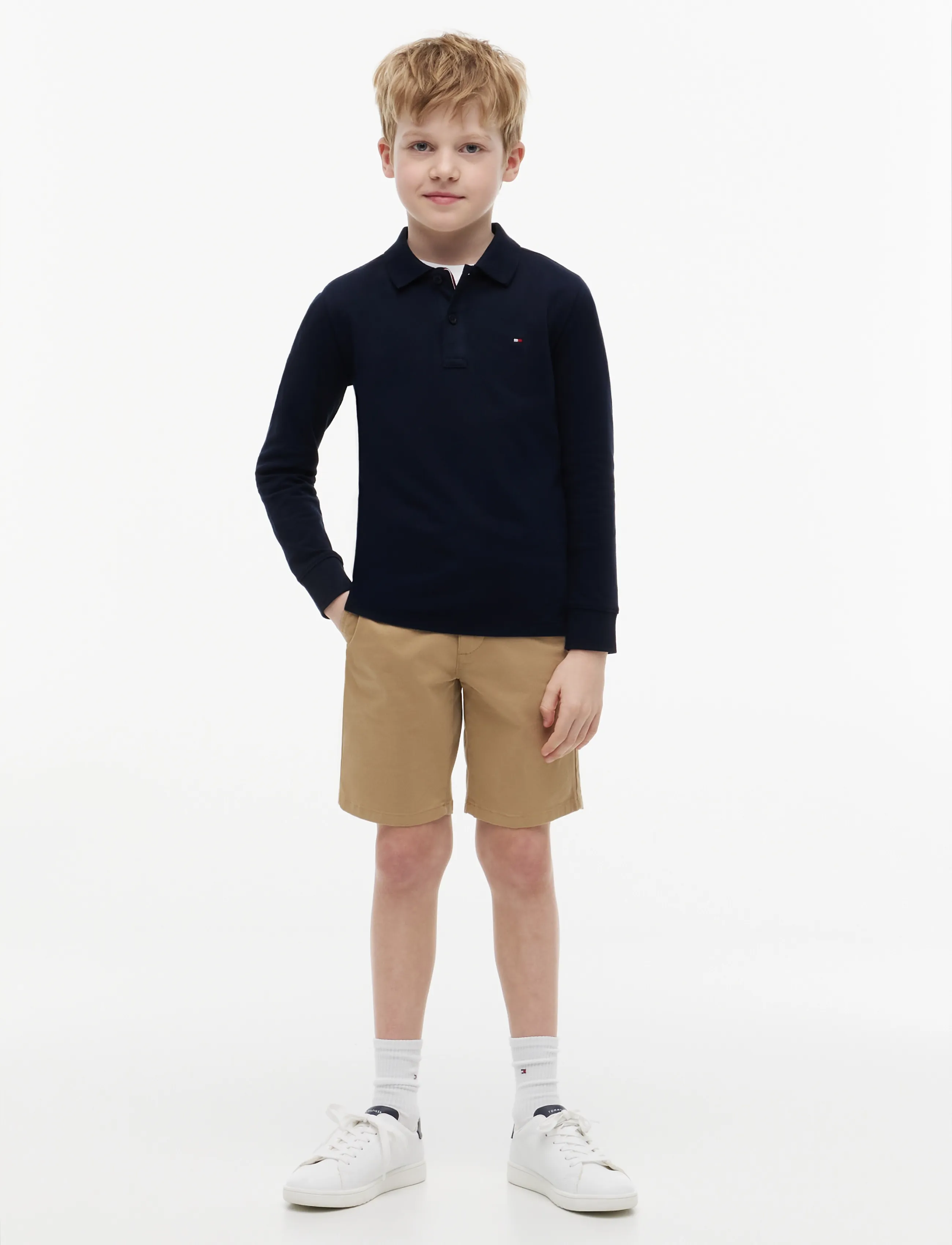 Tommy Hilfiger - REG POLO LS - pikkade varrukatega polod - dark night navy - 4