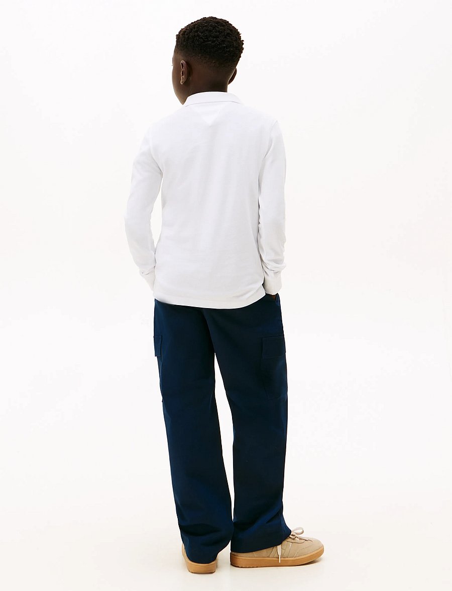 Tommy Hilfiger - REG POLO LS - långärmade pikéer - white - 4