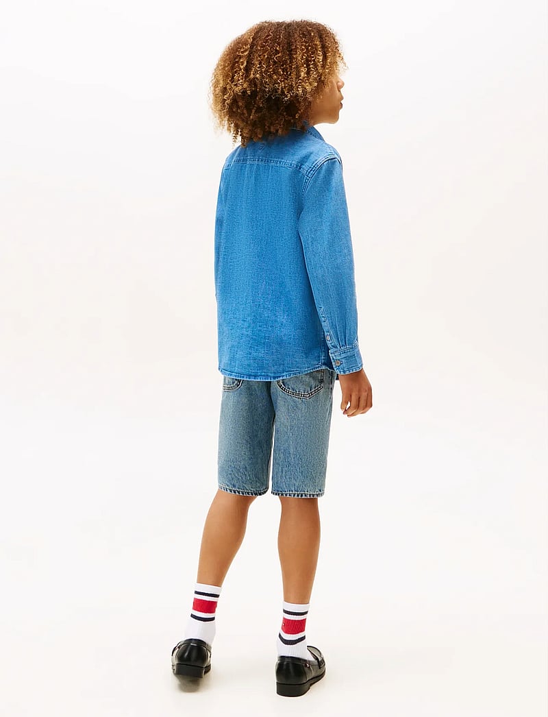 Tommy Hilfiger - MID BLUE DENIM SHIRT LS - långärmade skjortor - denim medium blue - 3