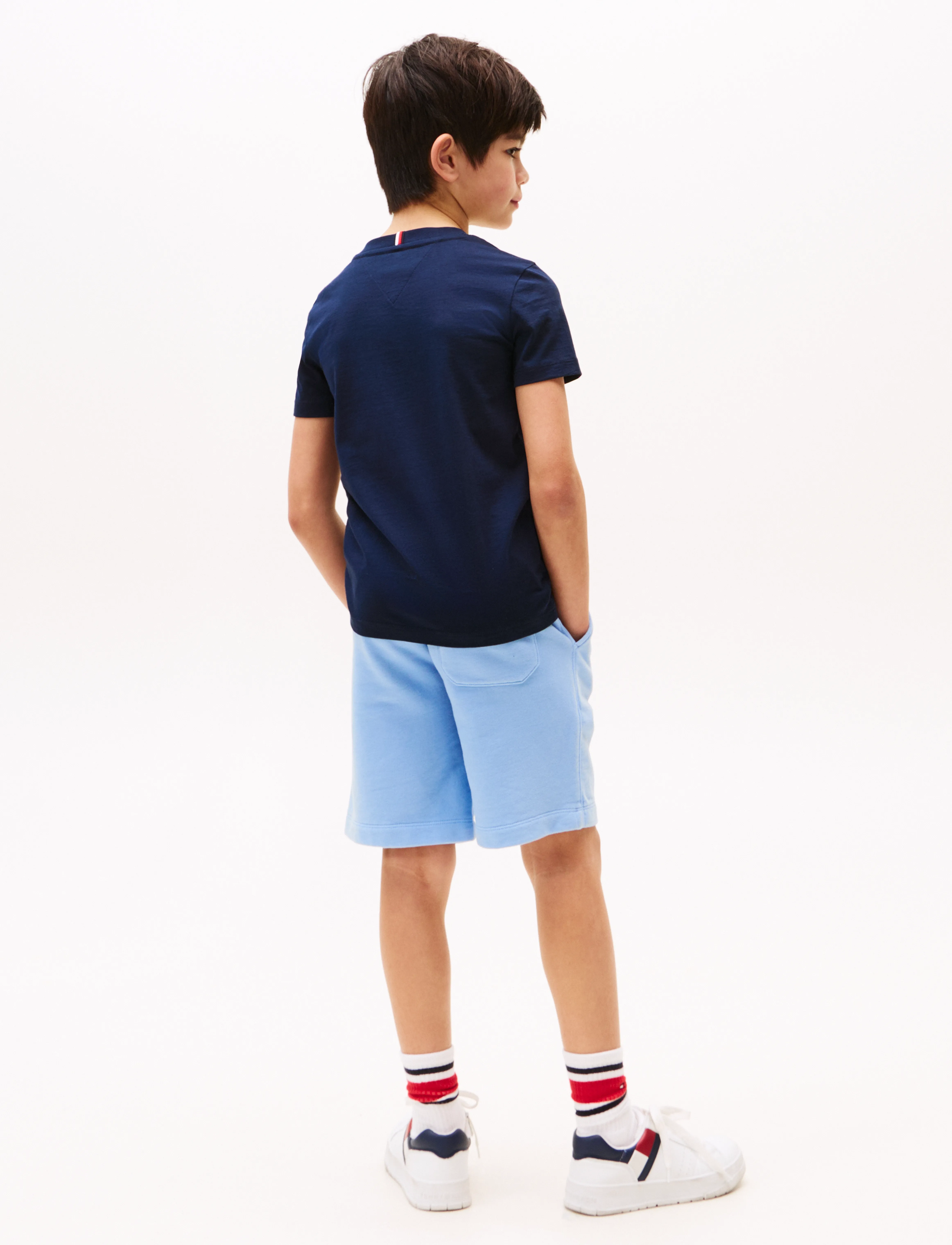 Tommy Hilfiger - TOMMY SCRIPT FLAG PRINT TEE SS - dark night navy - 3