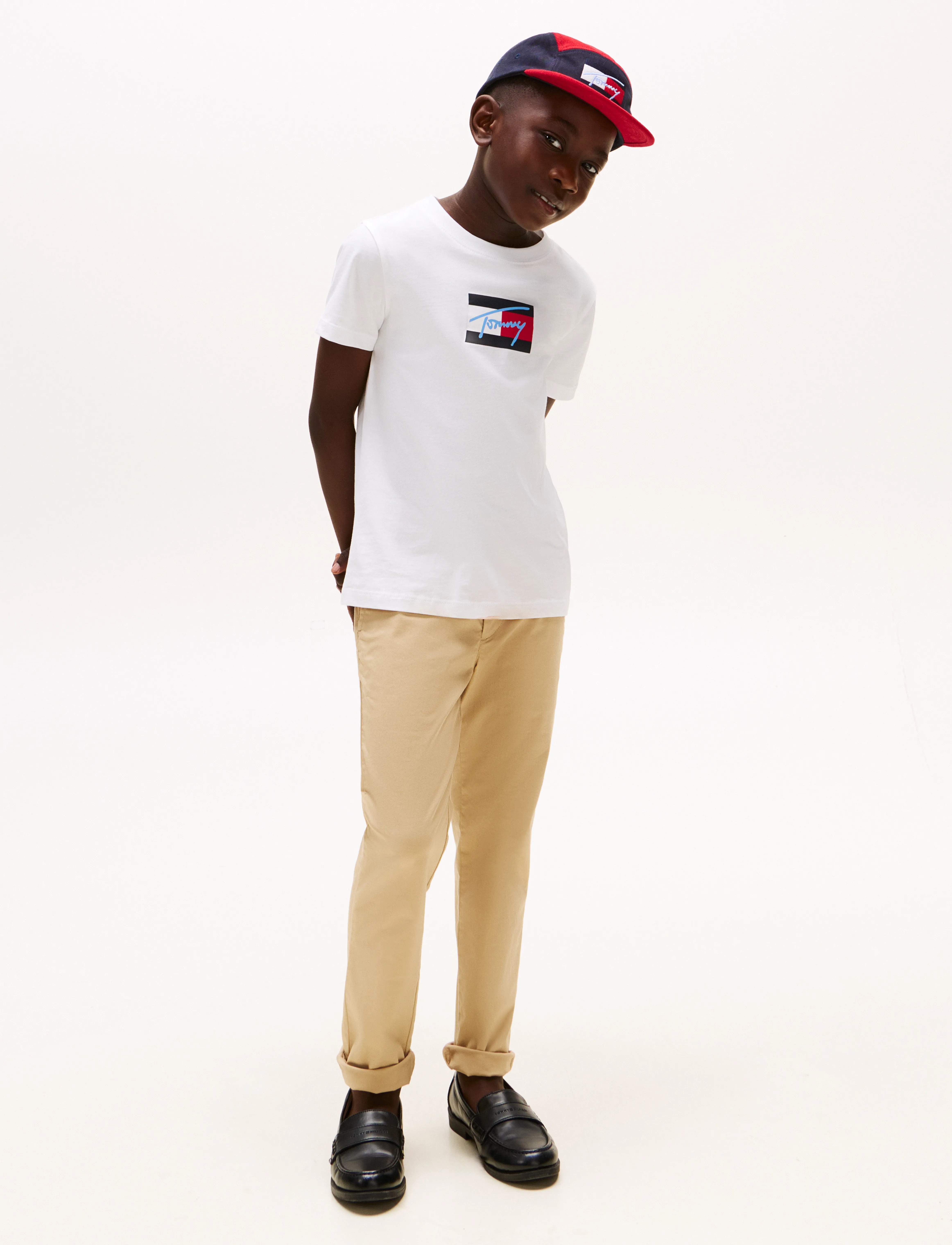 Tommy Hilfiger - TOMMY SCRIPT FLAG PRINT TEE SS - white - 2