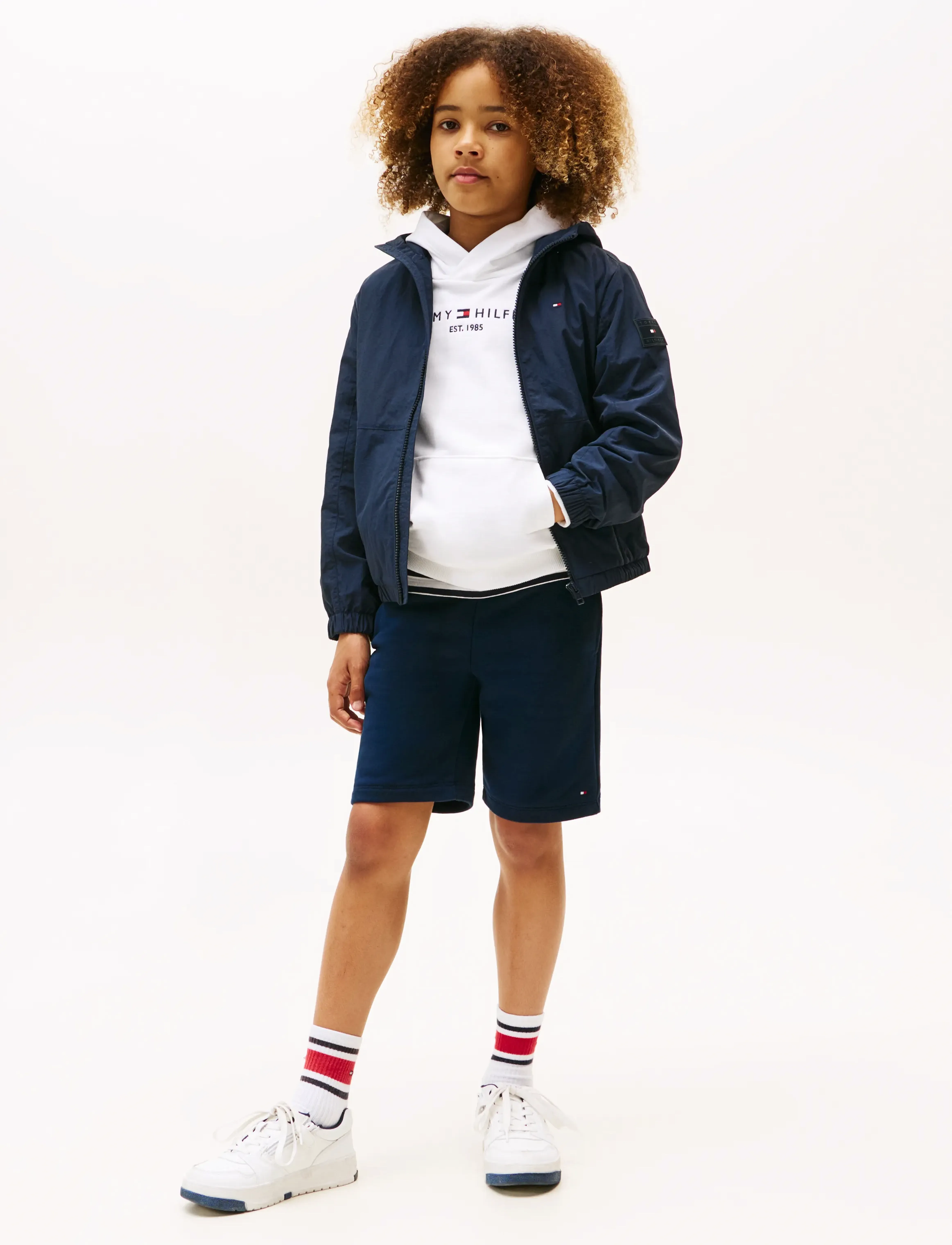 Tommy Hilfiger - TOMMY FLAG EMB WINDBREAKER - dark night navy - 2