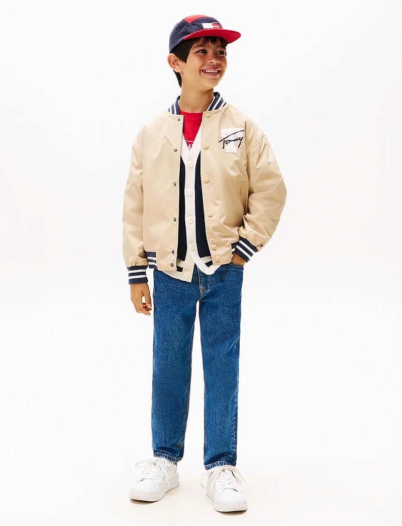 Tommy Hilfiger - REVERSIBLE BOMBER JACKET - bomberjakker - gentle gold dark night navy - 2