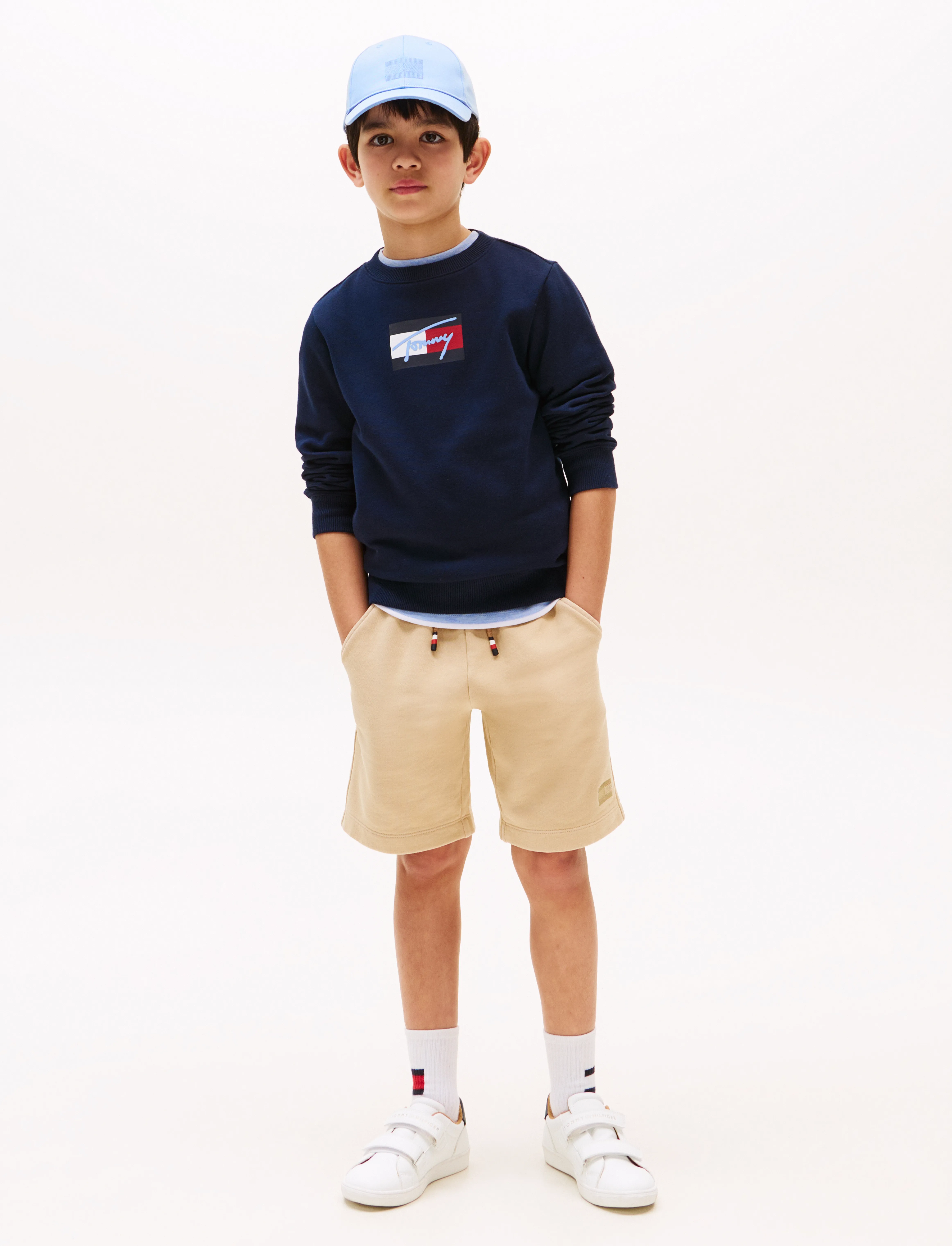 Tommy Hilfiger - TOMMY SCRIPT FLAG SWEATSHIRT - dark night navy - 2