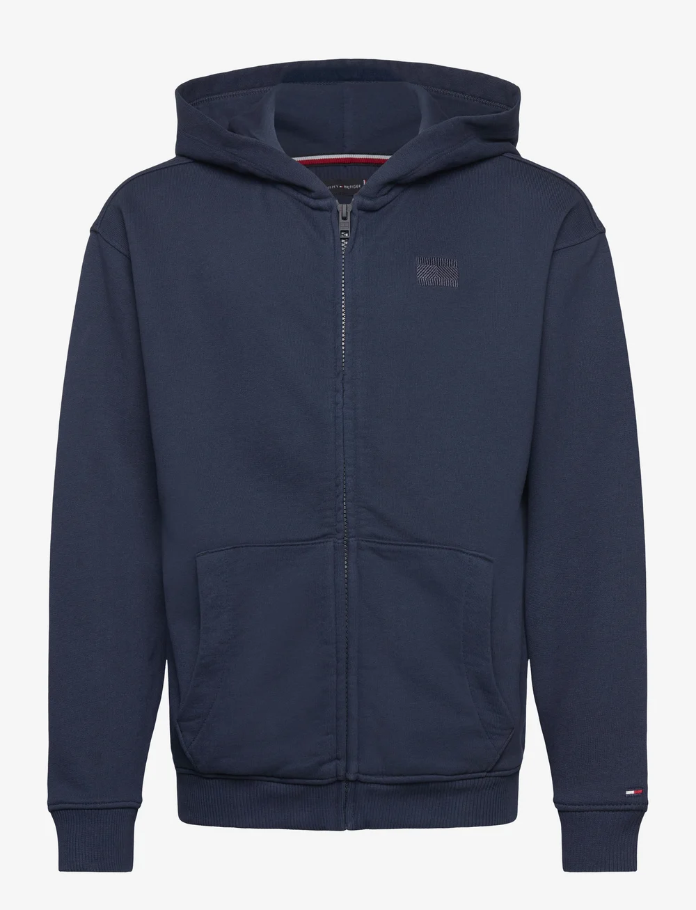 Tommy Hilfiger - TONAL FLAG EMB  ZIP HOODIE - kapuutsiga dressipluusid - dark night navy - 1