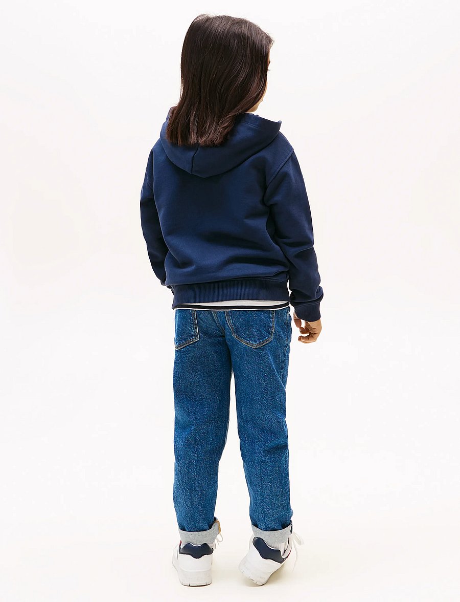 Tommy Hilfiger - TONAL FLAG EMB ZIP HOODIE - kapuzenpullover - dark night navy - 4