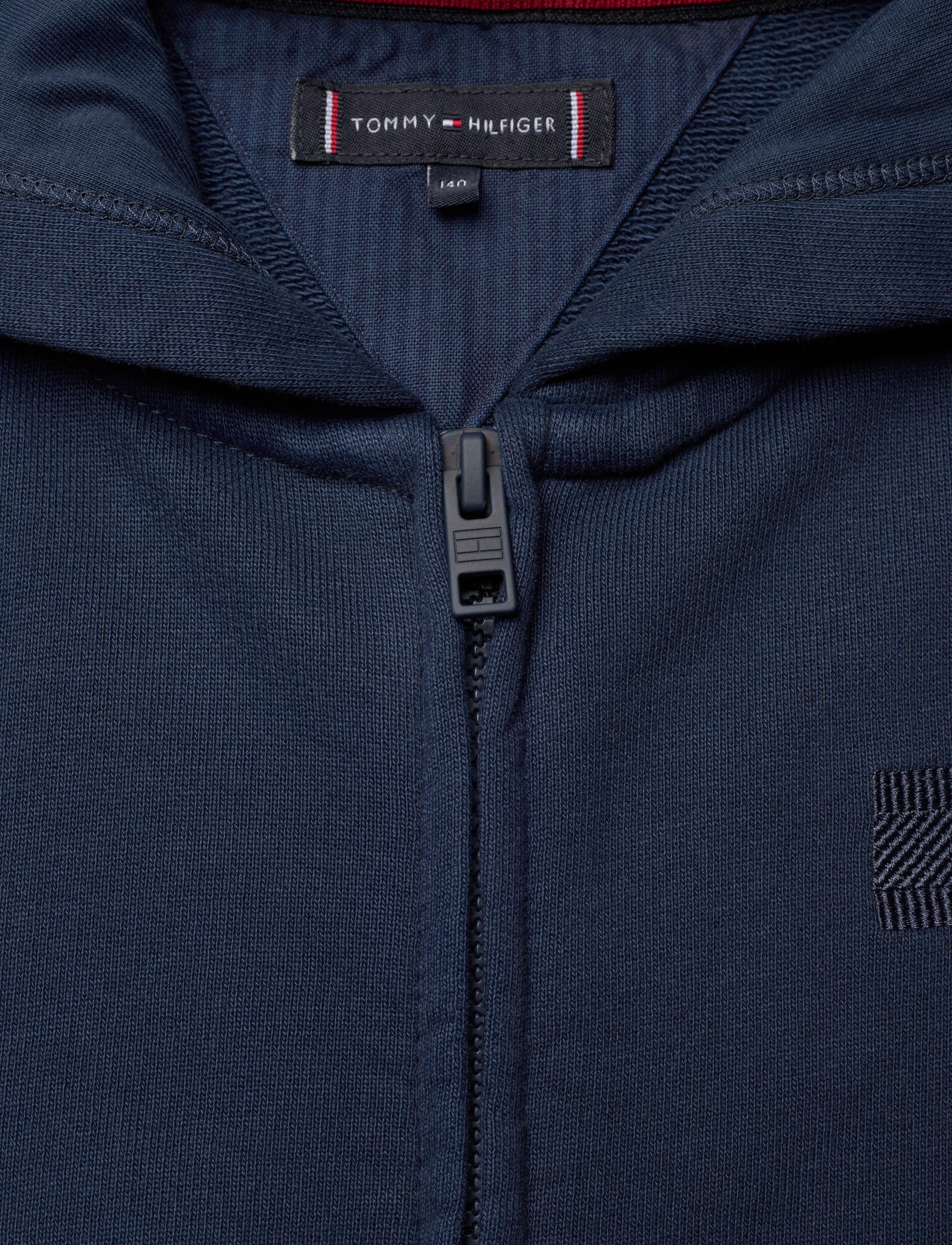 Tommy Hilfiger - TONAL FLAG EMB  ZIP HOODIE - kapuzenpullover - dark night navy - 5