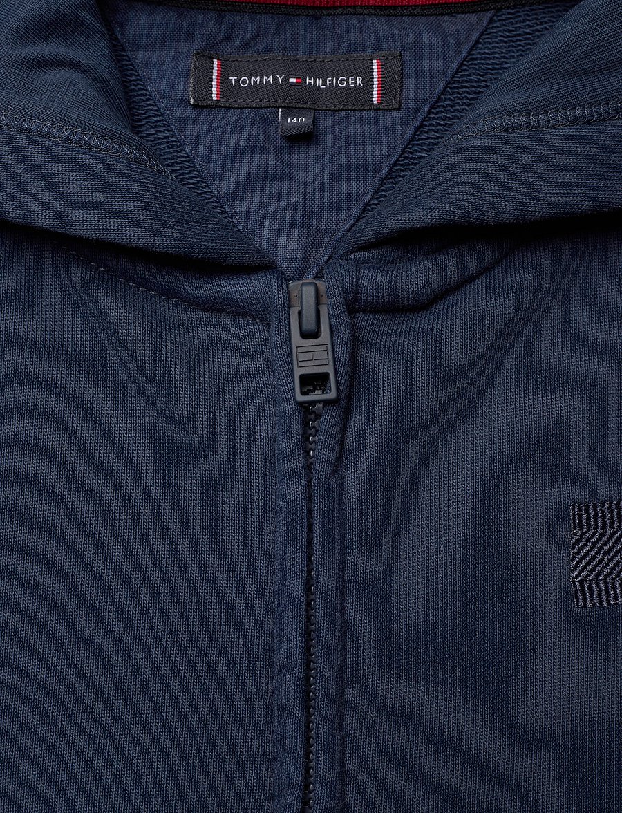Tommy Hilfiger - TONAL FLAG EMB ZIP HOODIE - kapuzenpullover - dark night navy - 5