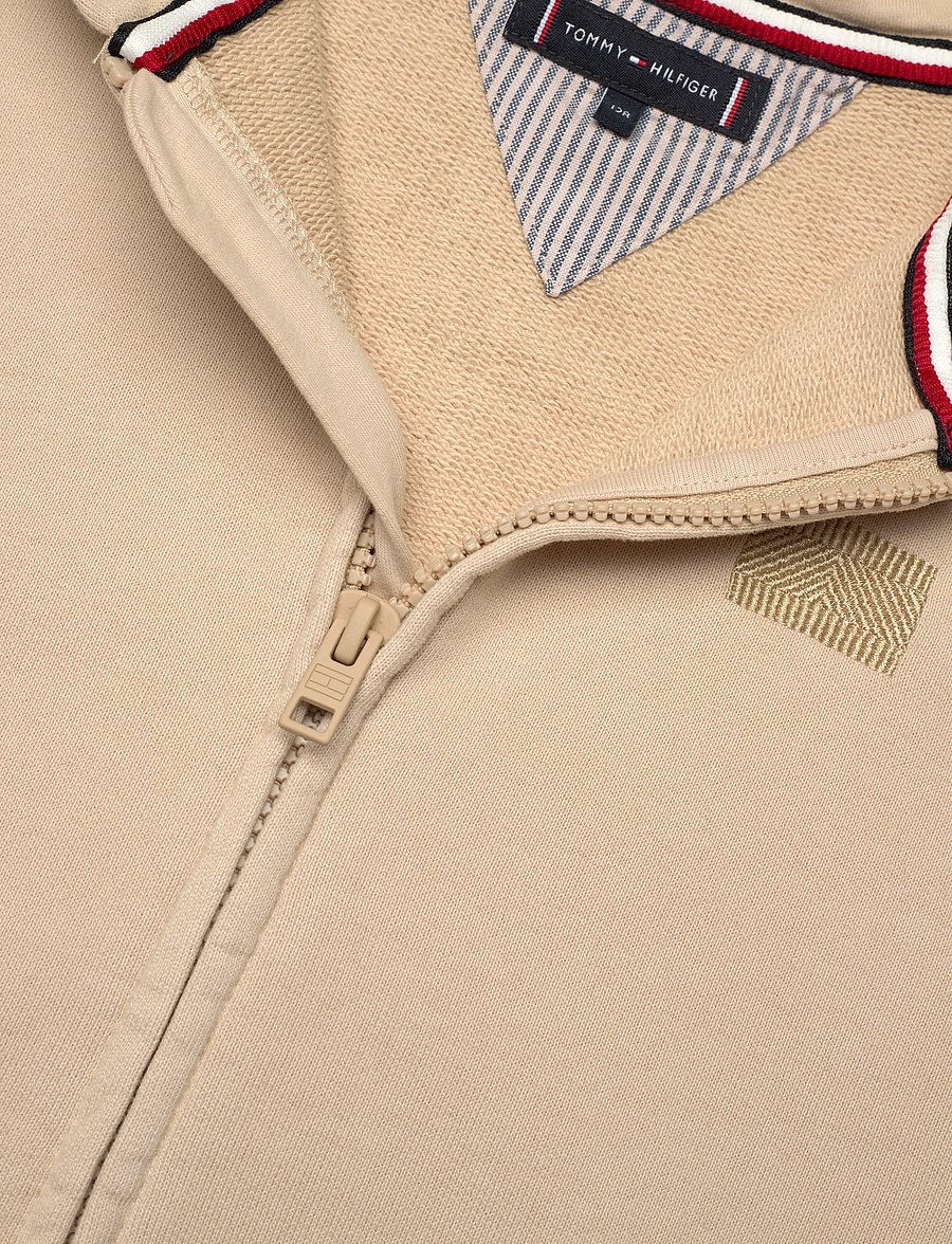 Tommy Hilfiger - TONAL FLAG EMB ZIP HOODIE - kapuzenpullover - gentle gold - 5