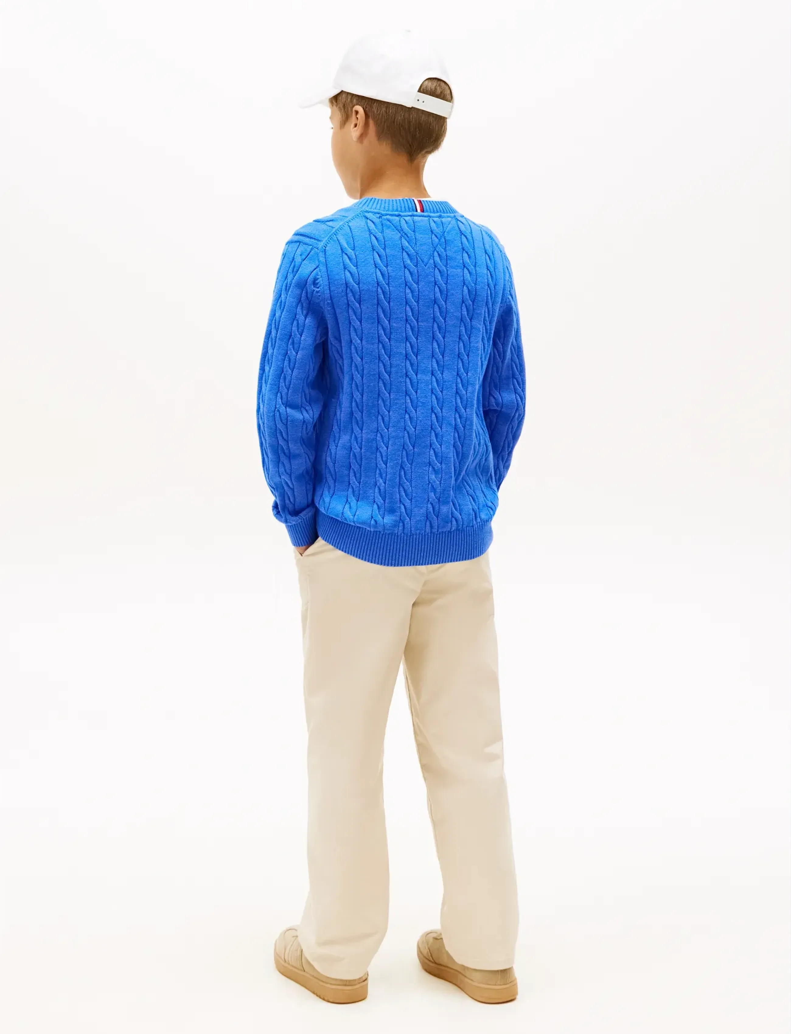 Tommy Hilfiger - COTTON CABLE SWEATER - džemprid - empire blue - 2