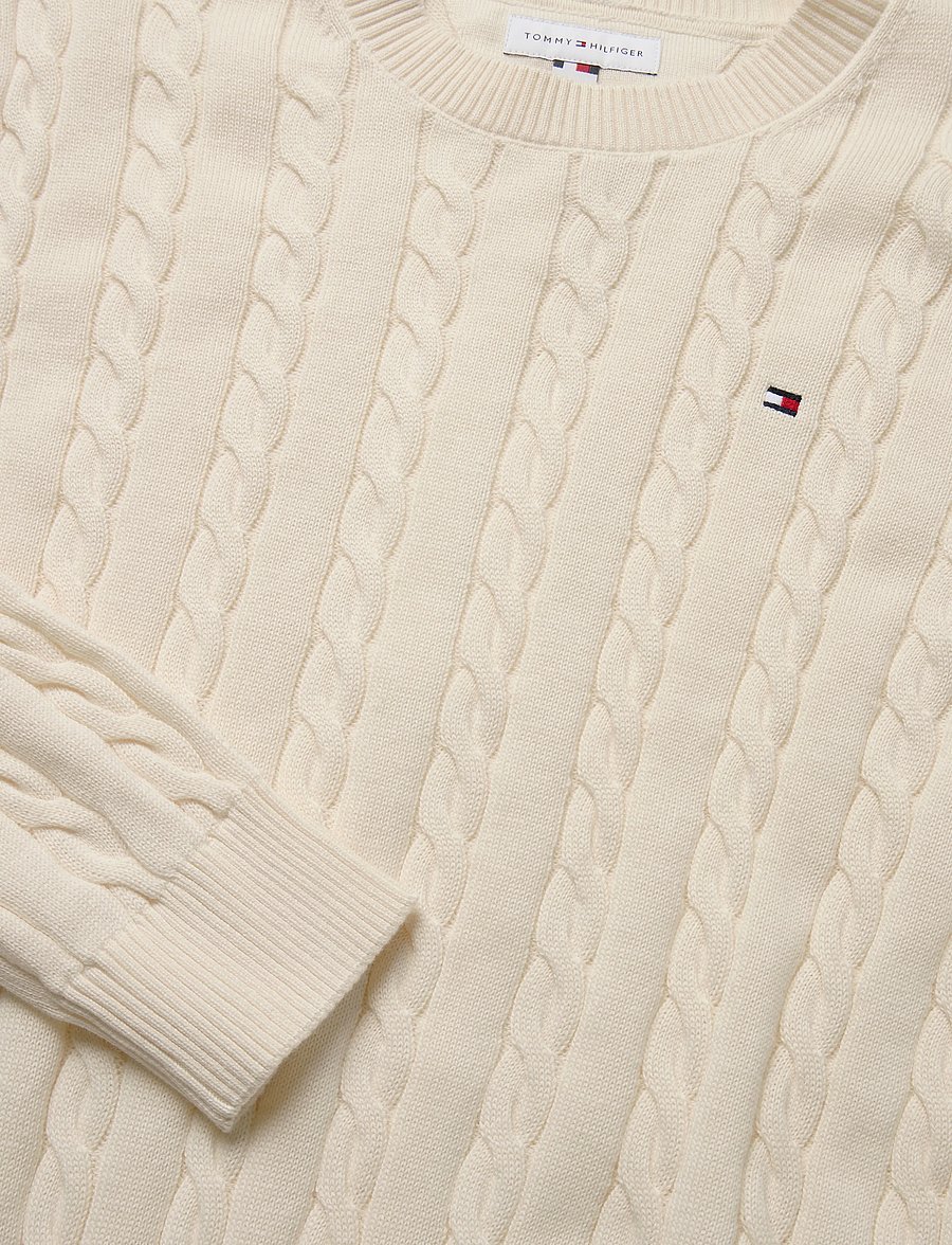 Tommy Hilfiger - COTTON CABLE SWEATER - pullover - ivory petal - 2
