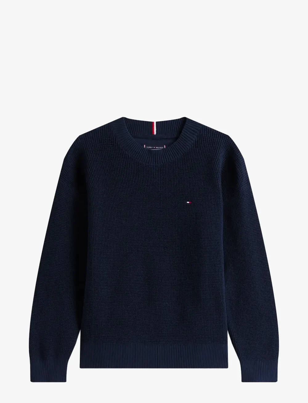 Tommy Hilfiger - COTTON TEXTURE SWEATER - stickade tröjor - dark night navy - 1