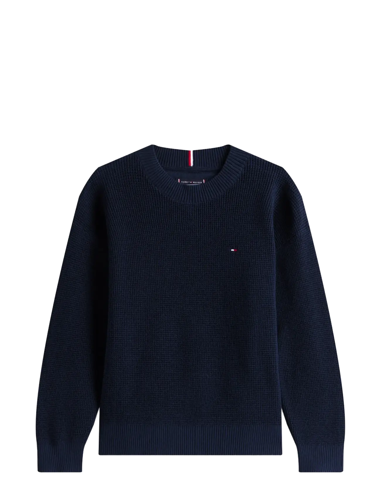 Tommy Hilfiger COTTON TEXTURE SWEATER - 4 for 3 - DARK NIGHT NAVY / navy