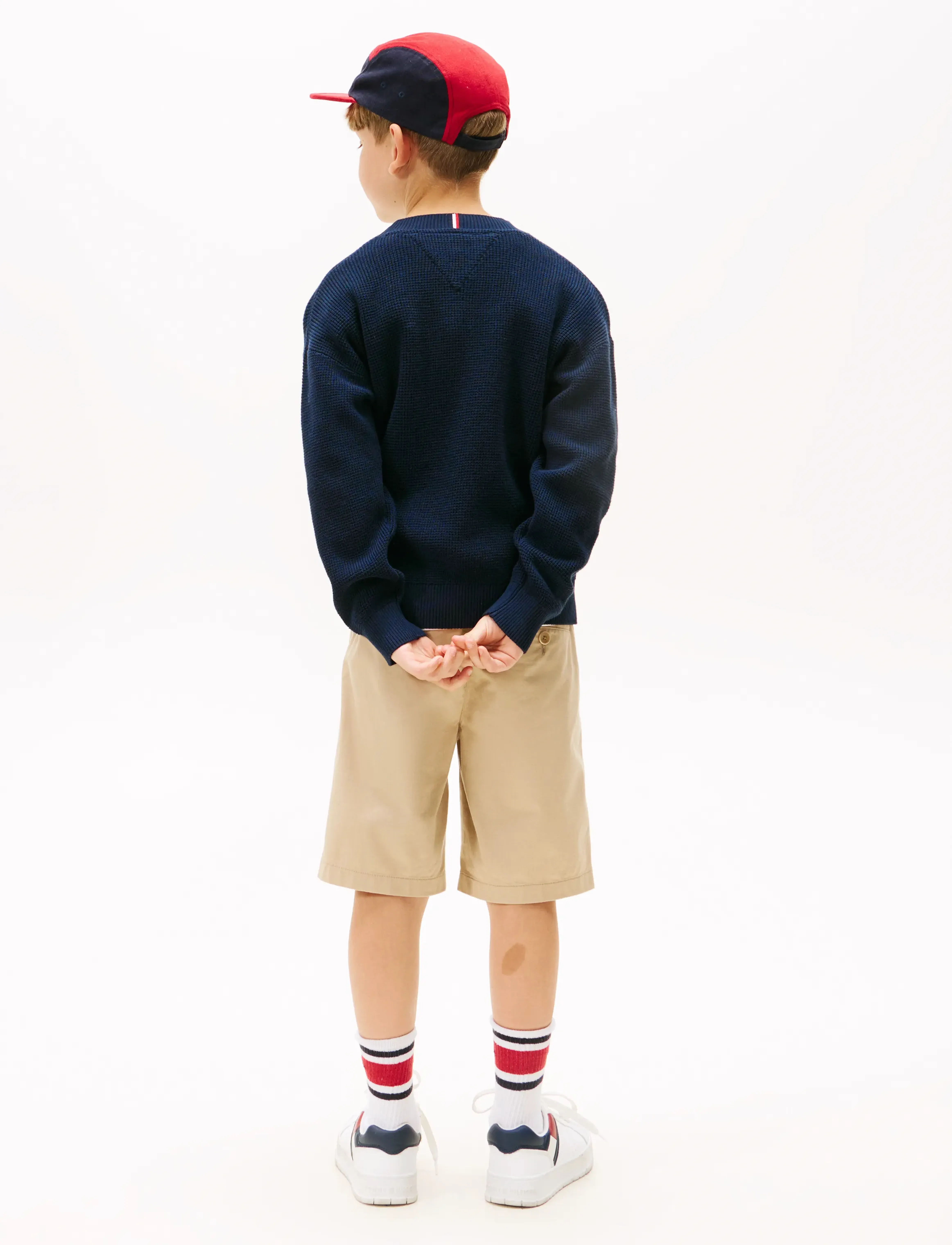 Tommy Hilfiger - COTTON TEXTURE SWEATER - džemperiai - dark night navy - 2