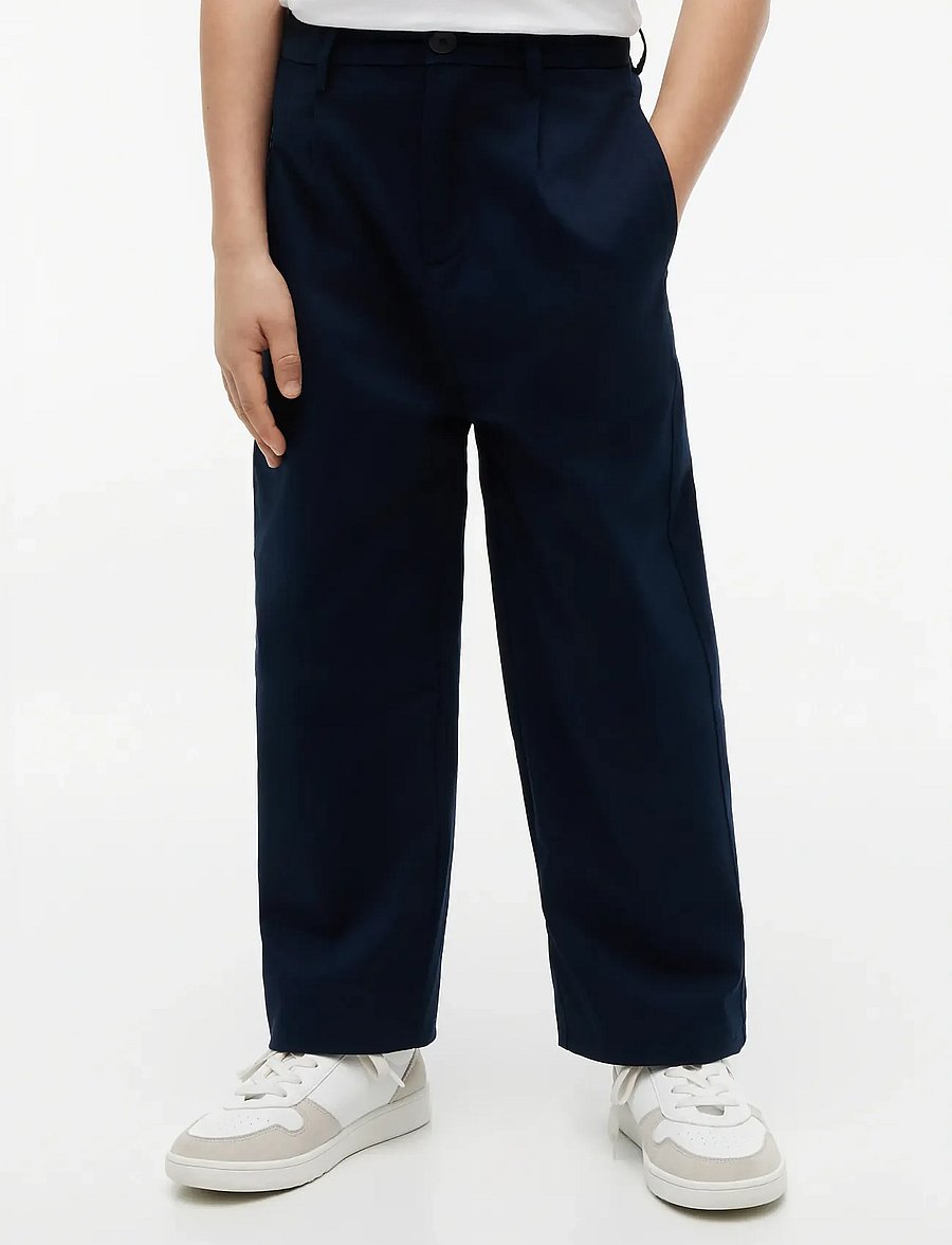 Tommy Hilfiger - BAGGY PLEATED CHINO PANT - chinos - dark night navy - 0