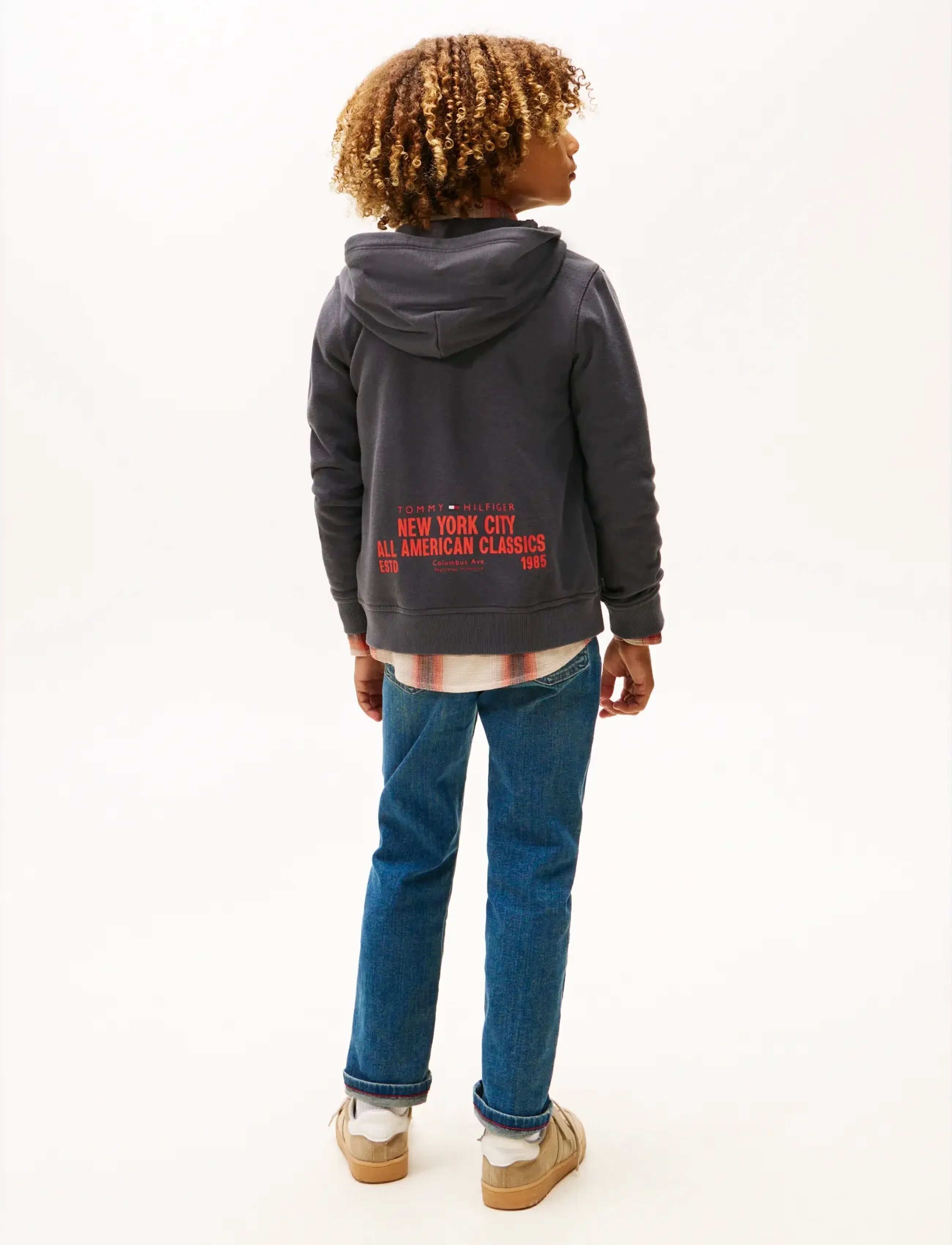 Tommy Hilfiger - NYC PRINT ZIPTHROUGH HOODIE - washed black - 3