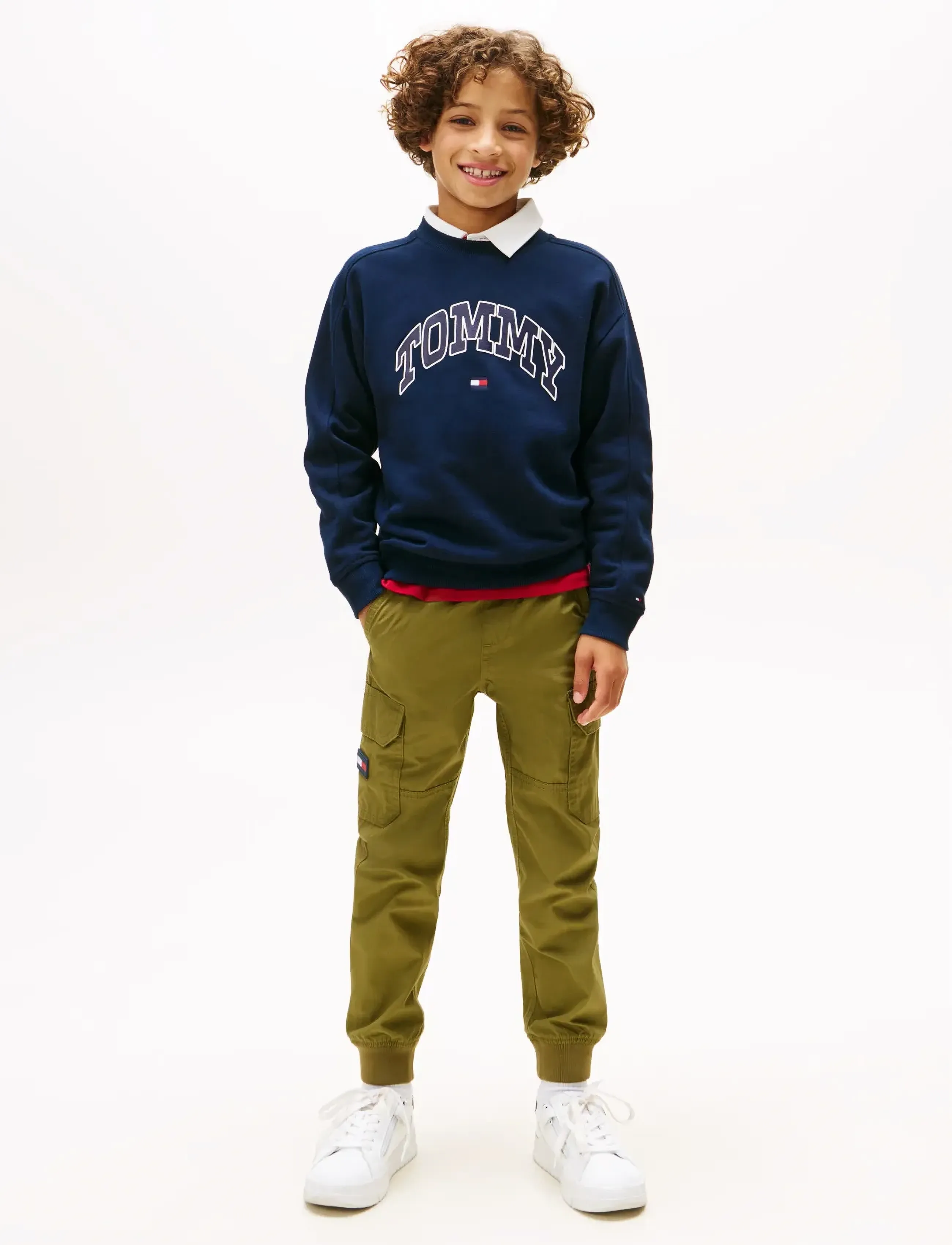 Tommy Hilfiger - VARSITY RAISED PRINT SWEATSHIRT - sweatshirts - dark night navy - 2