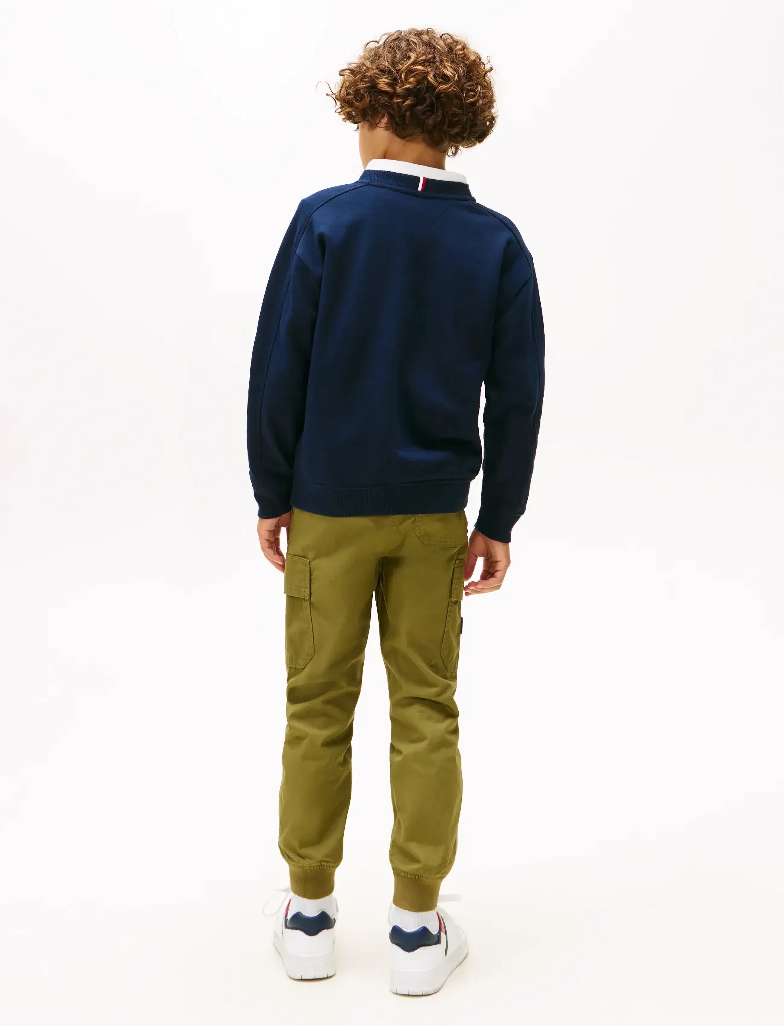 Tommy Hilfiger - VARSITY RAISED PRINT SWEATSHIRT - sweatshirts - dark night navy - 3