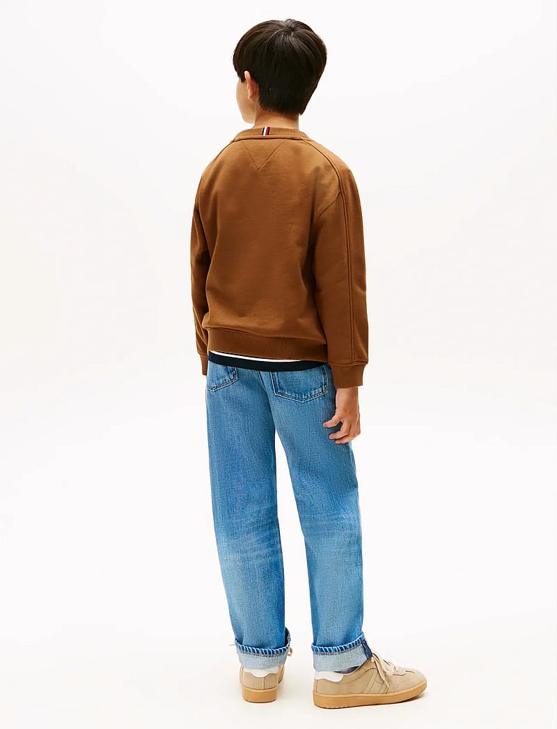 Tommy Hilfiger - VARSITY RAISED PRINT SWEATSHIRT - sweatshirts - pecan nut - 4