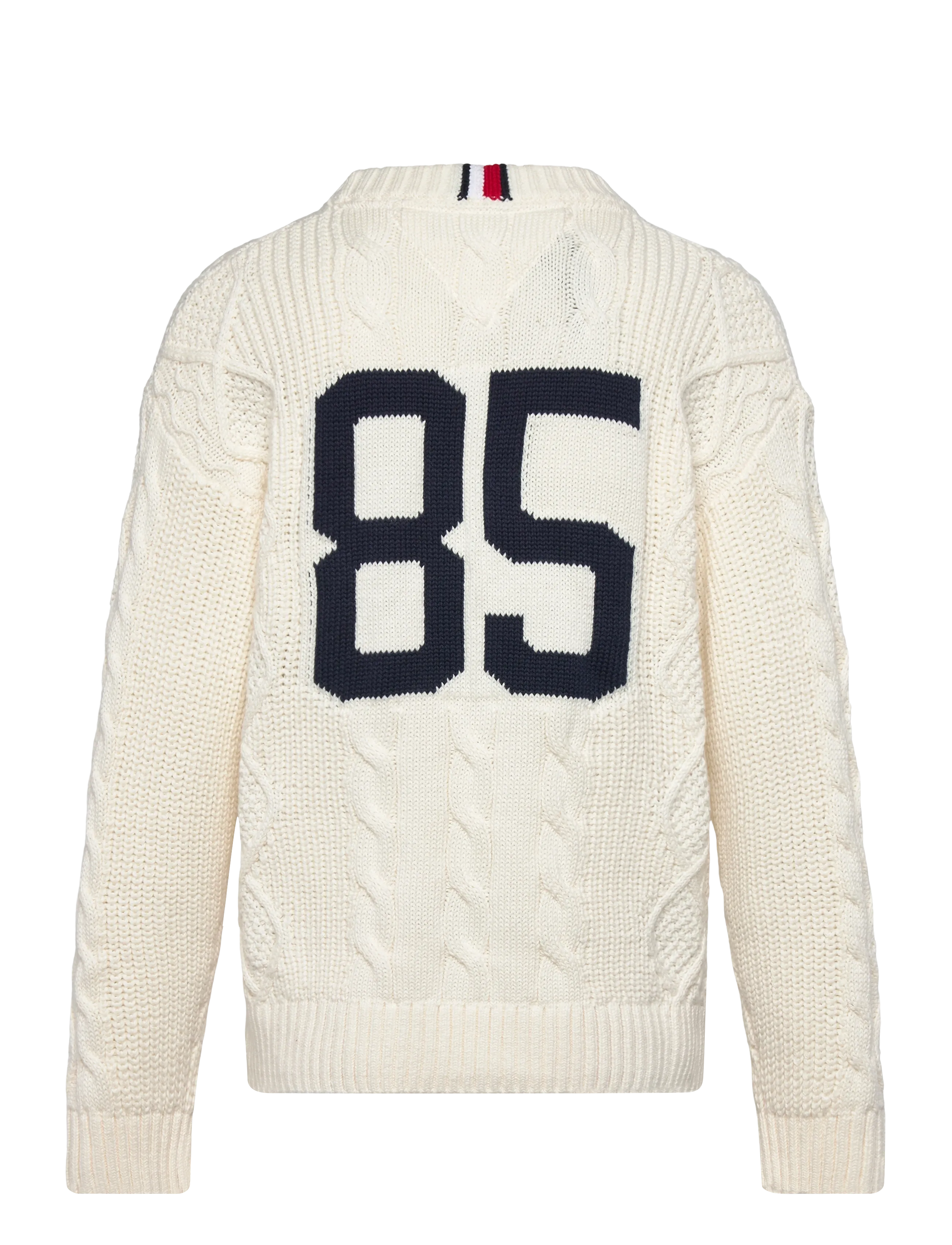 Tommy Hilfiger - COTTON CABLE MIX GRAPHIC SWEATER - trøjer - ivory silk - 2