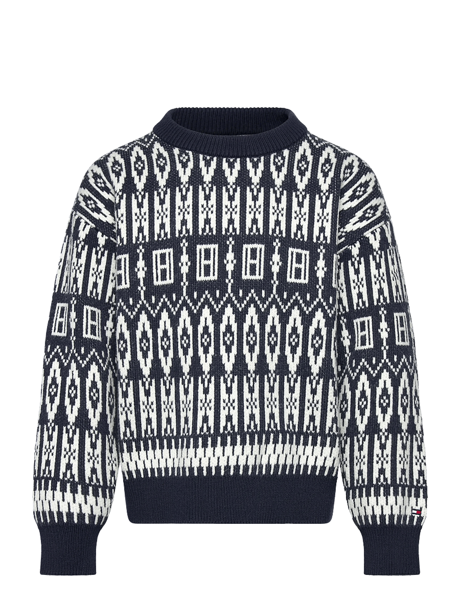 Tommy Hilfiger - FAIRISLE C-NECK SWEATER - pullover - aop fairisle - 1