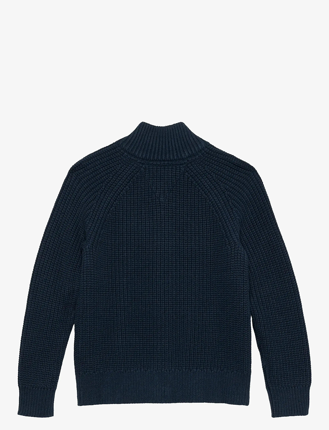 Tommy Hilfiger - HALF CARDIGAN FULL ZIP SWEATER - susegamieji megztiniai - dark night navy - 2