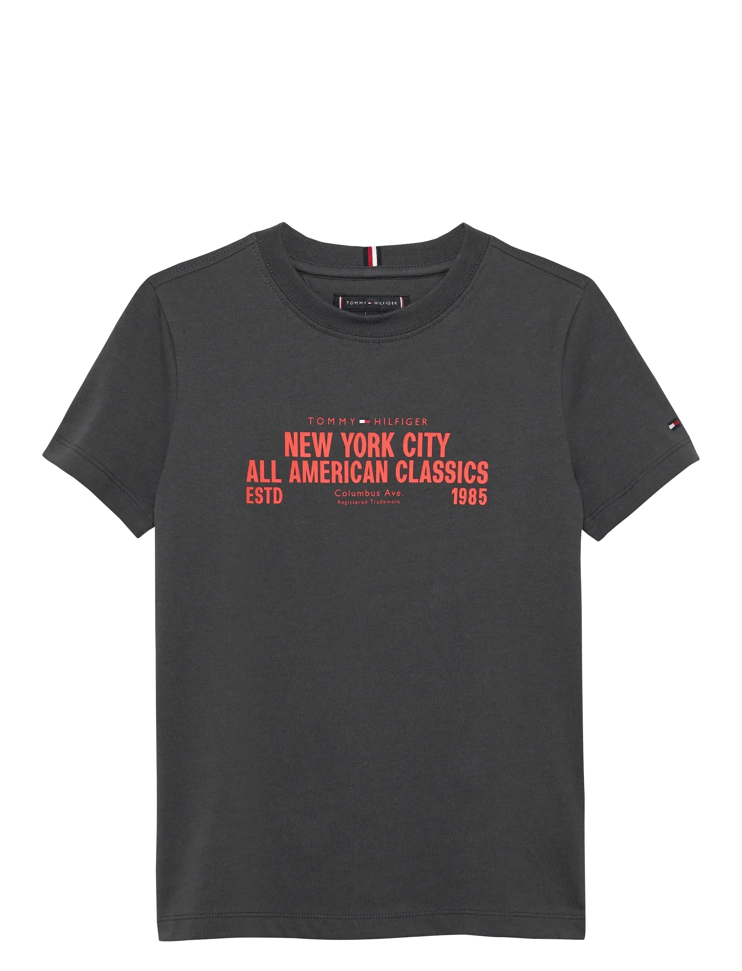 TOMMY HILFIGER Nyc Print Graphic Tee Ss Grau - 128 - Kinder