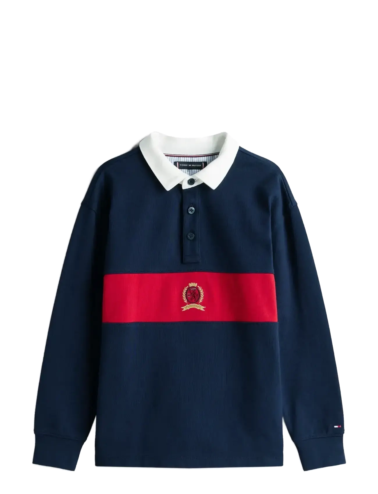 Tommy Hilfiger CREST GRAPHIC POLO LS - 4 for 3 - DARK NIGHT NAVY / navy