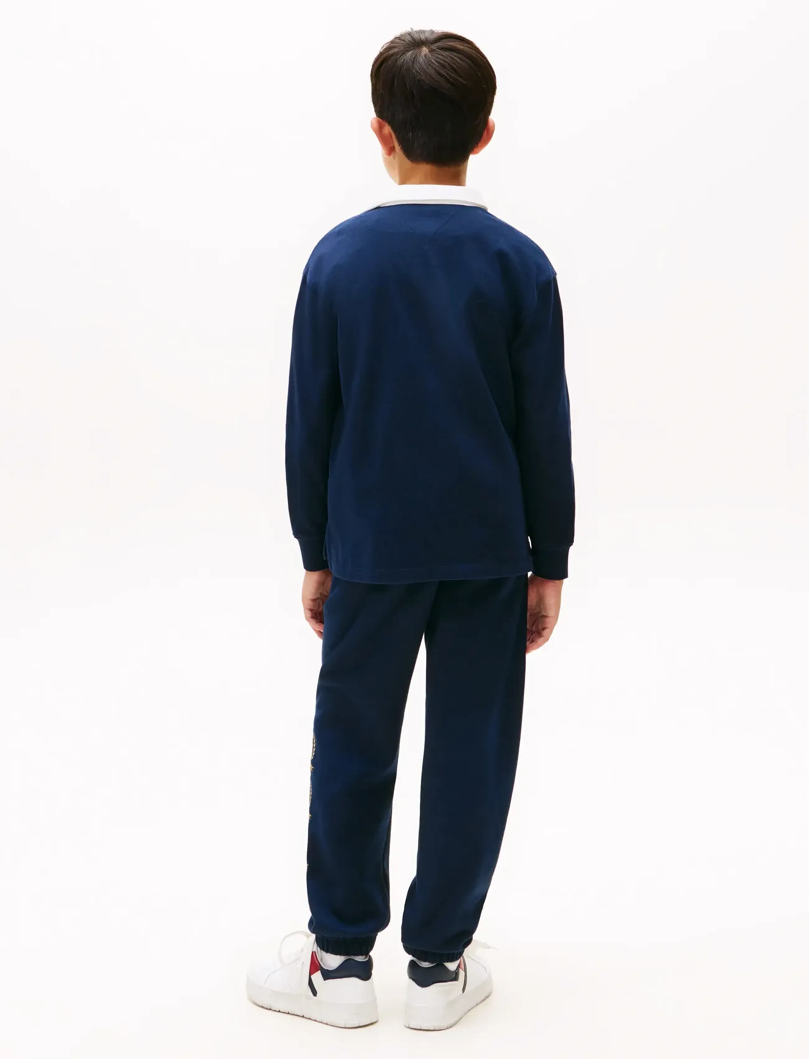 Tommy Hilfiger - CREST GRAPHIC POLO LS - langærmede poloer - dark night navy - 3