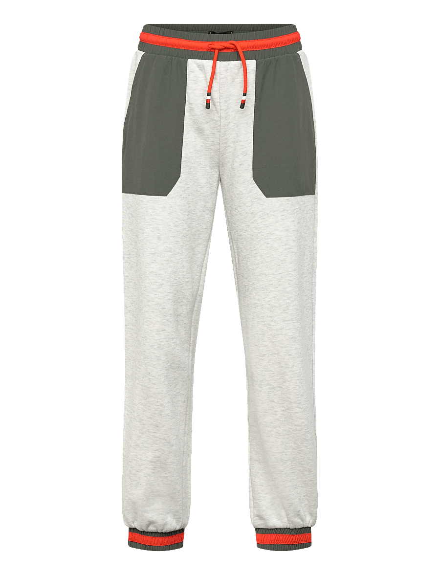 Tommy Hilfiger - FABRIC MIX CLRBLOCK SWEATPANTS - jogginghosen - light grey heather colourblock - 1