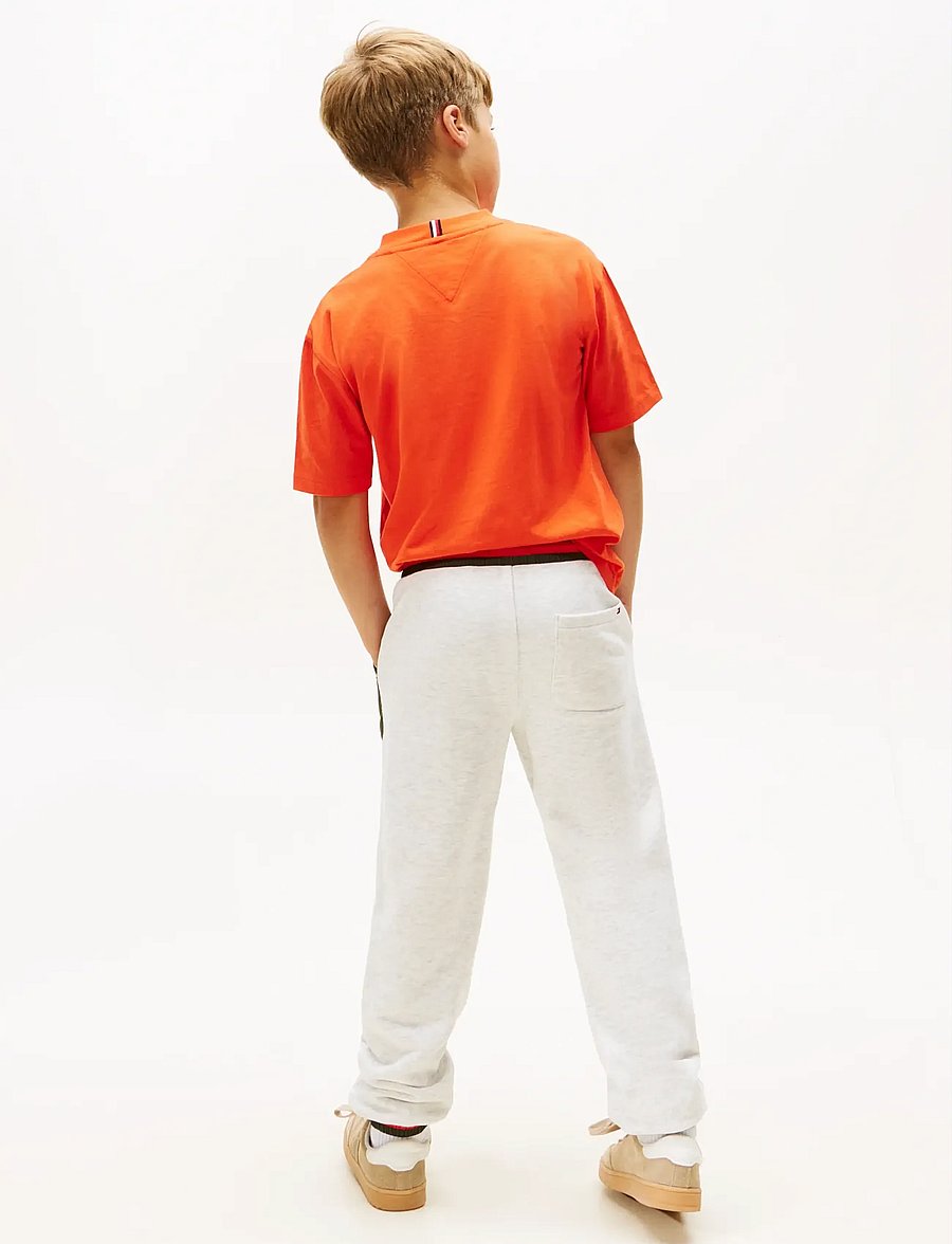 Tommy Hilfiger - FABRIC MIX CLRBLOCK SWEATPANTS - jogginghosen - light grey heather colourblock - 3