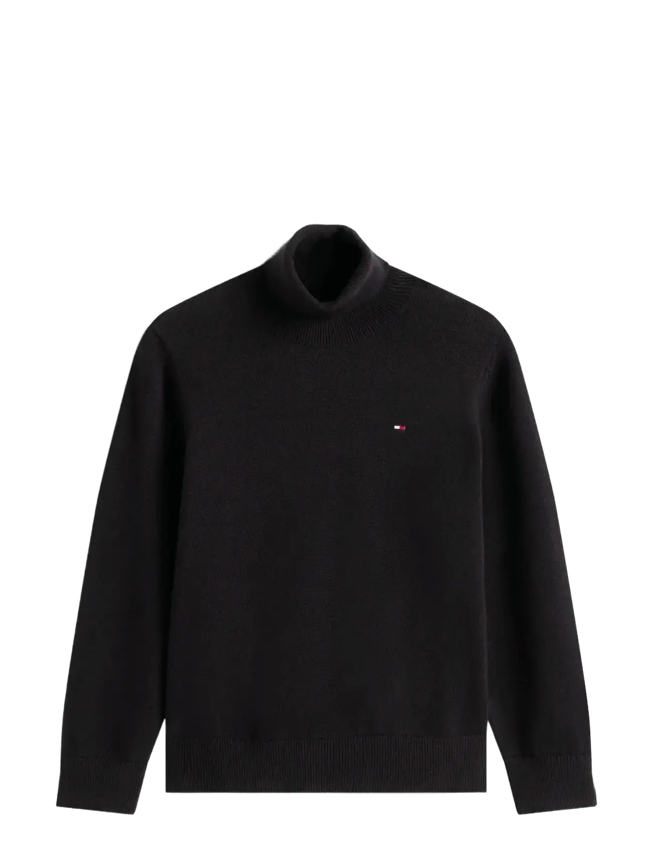 TOMMY HILFIGER Baumwolle Turtle Neck Pullover Schwarz - 128 - Kinder