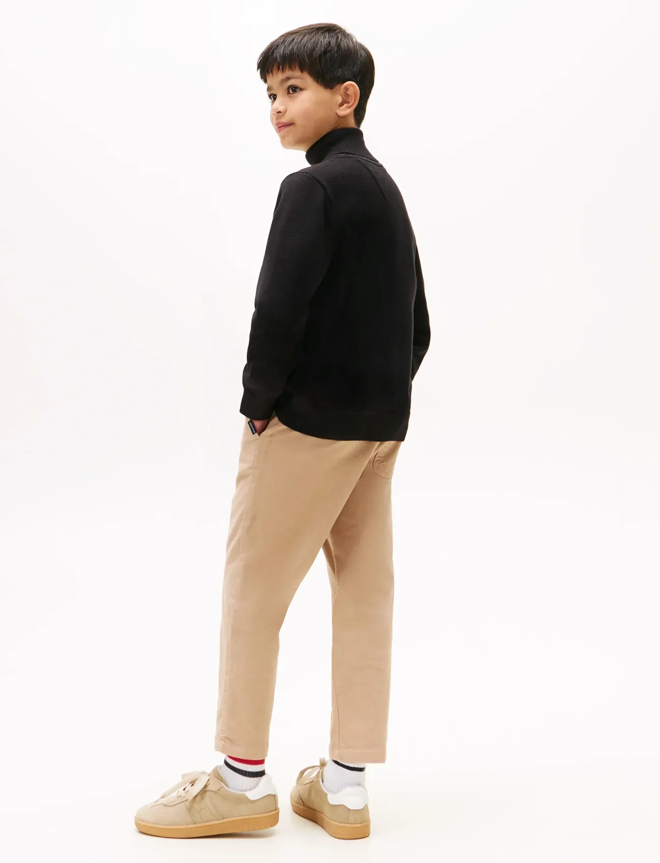 Tommy Hilfiger - COTTON TURTLE NECK SWEATER - pullover - black - 3